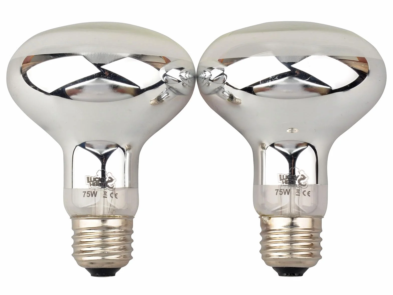 Lucky Herp Lot de 2 ampoules lampe chauffante reptiles 75 W