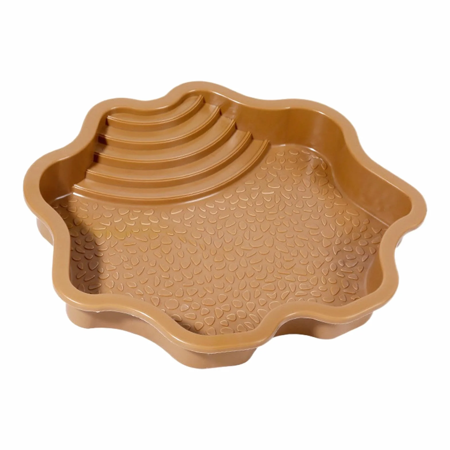 Bol de Bain pour Reptile – Bol d'eau pour Tortue avec Rampe | Plat de Bain pour Reptiles - Décoration d'aquarium pour Gecko/Serpent/Dragon Barbu/lézard
