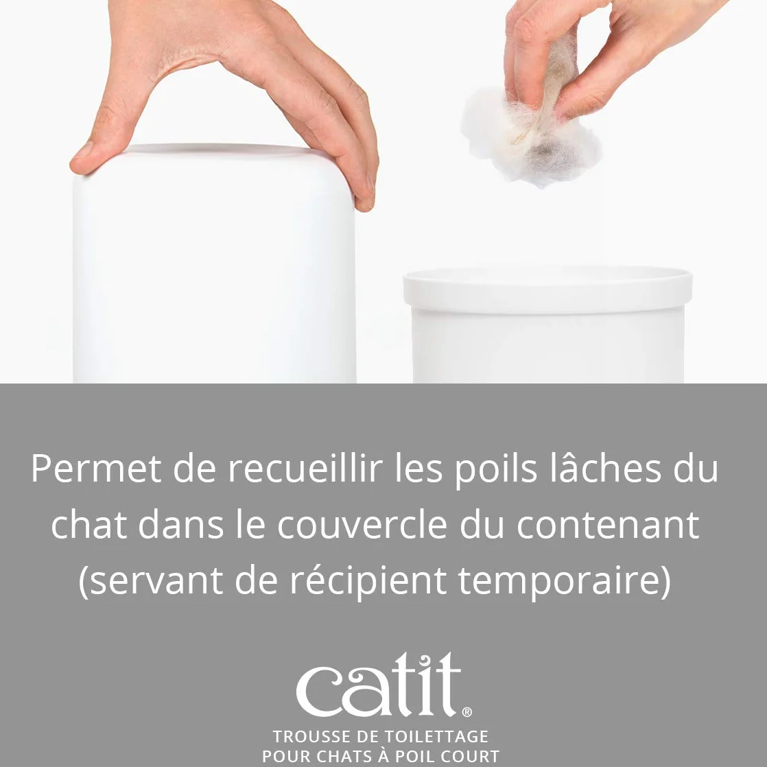 Catit Kit de toilettage pour chats à poils courts
