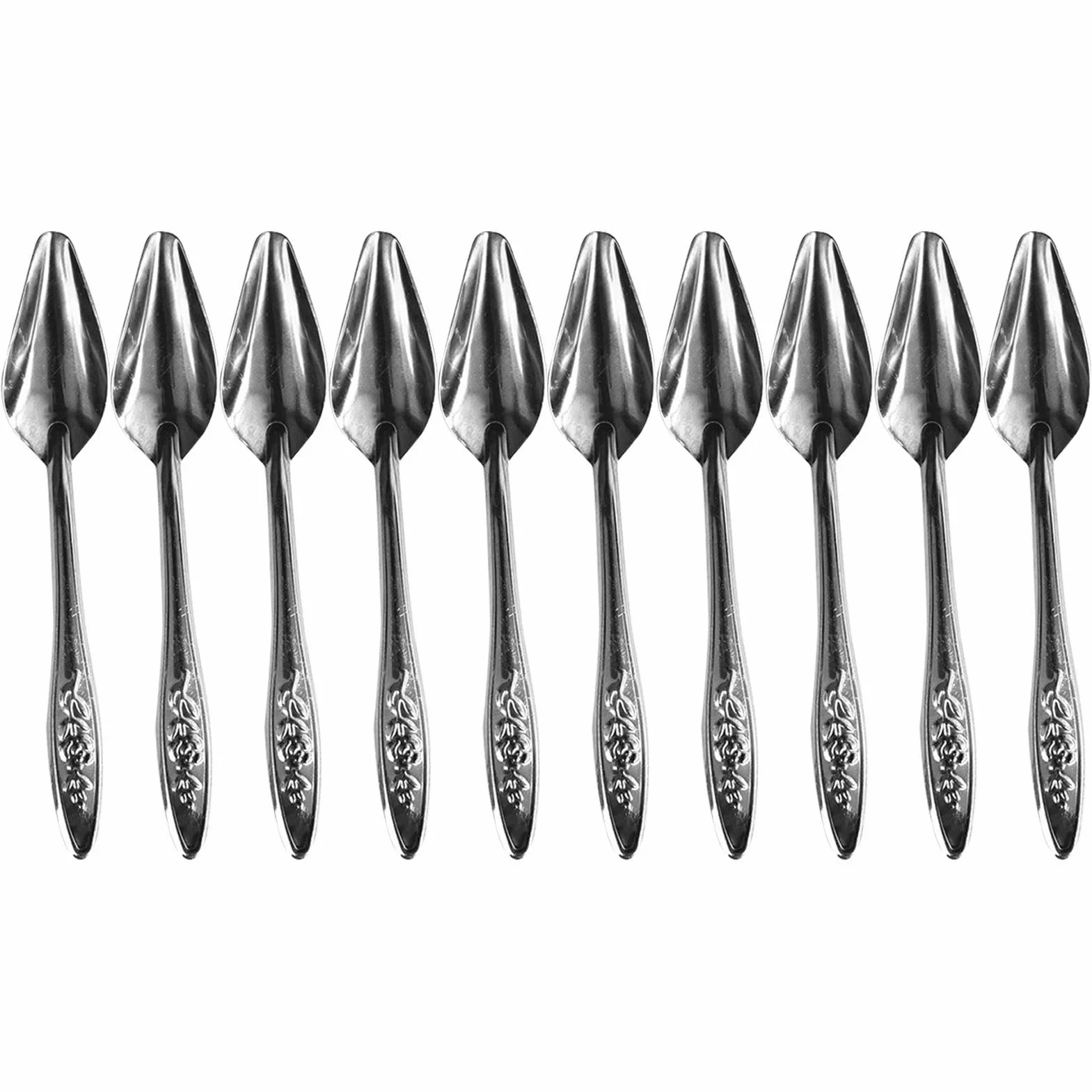 Cuillère à Nourrir pour Oiseaux en Métal 10 Pièces pour Perruches, Conures, Pivoine
