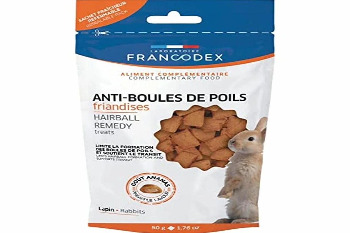 Francodex-Friandises Anti-Boules de Poils pour Lapins 50g-FR-174131