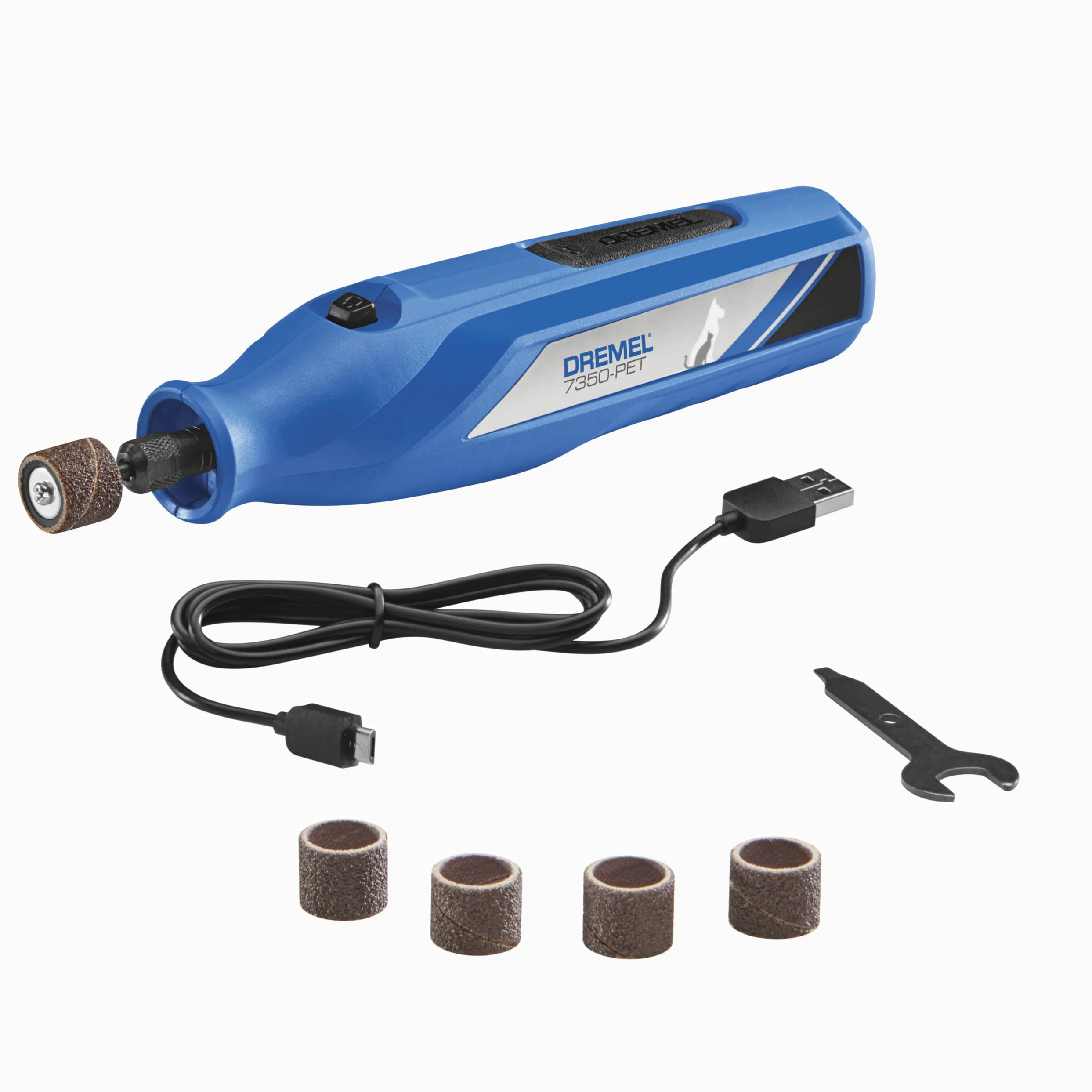 Dremel 7350-Pet Kit de toilettage pour animaux domestiques 3,6 V