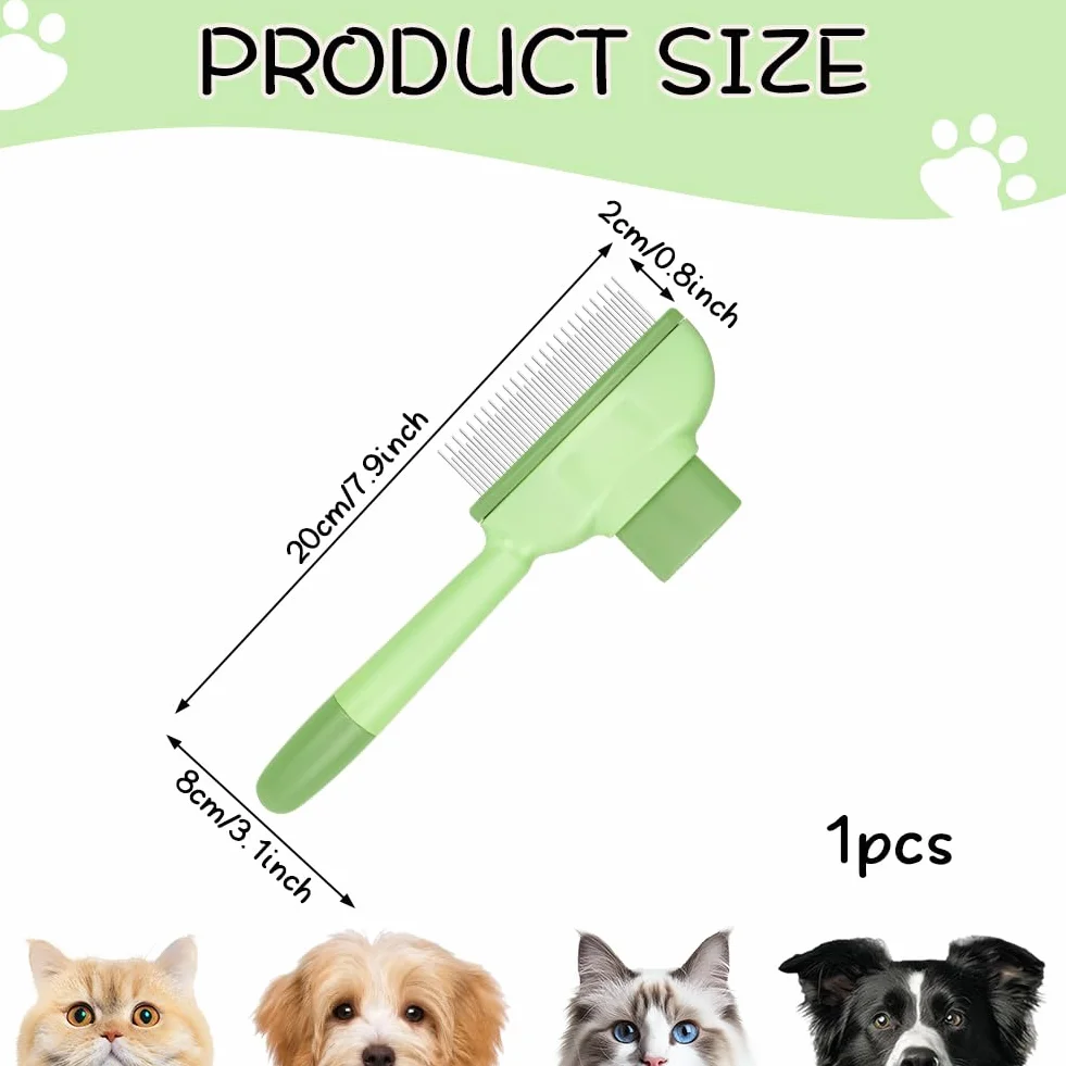 OFFCUP Peigne Autonettoyant pour Chats, Peigne de Toilettage avec Libération Bouton
