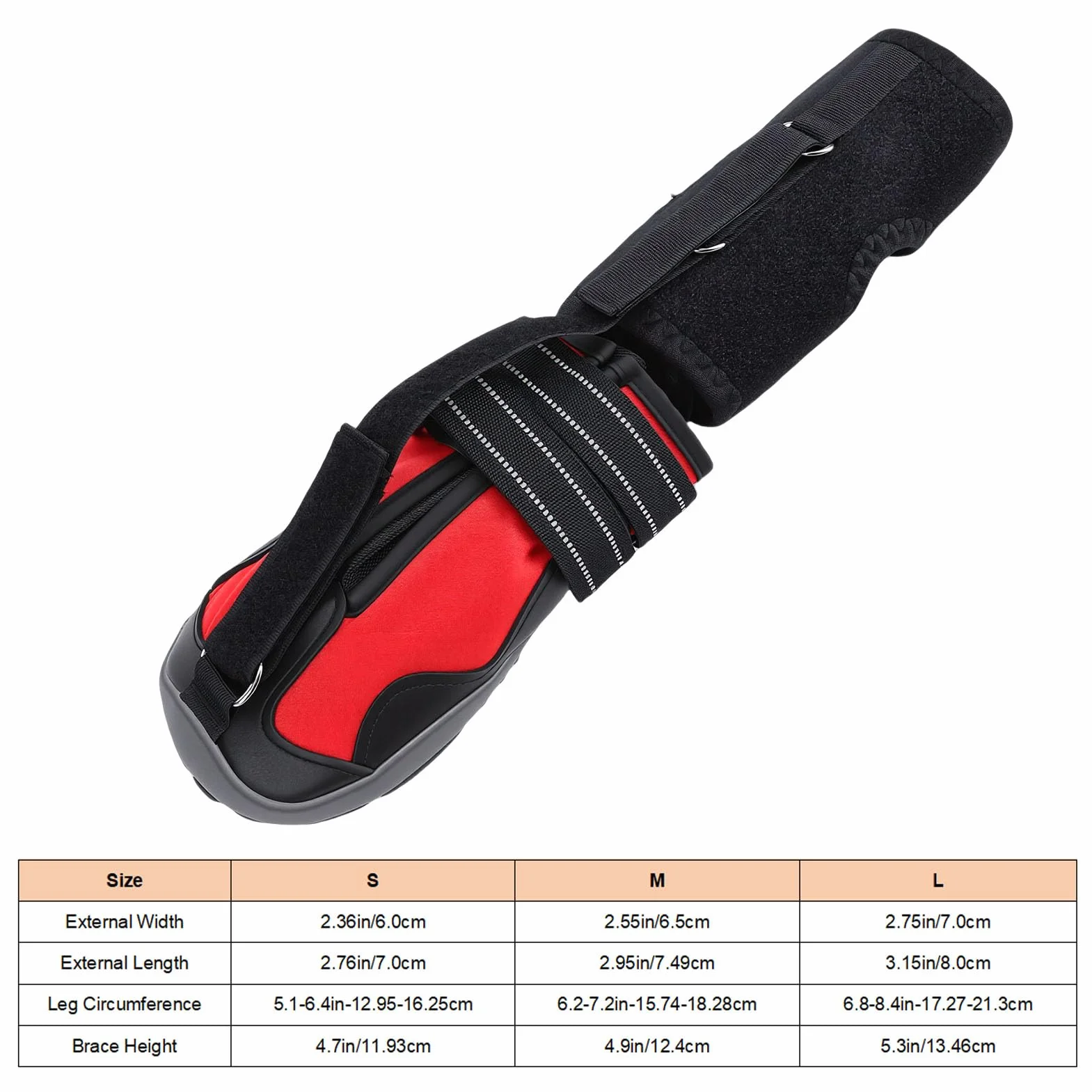 Chaussures Orthopédiques pour Chien, Attelle de Pied Tombant, Soulève Les Orteils en Toute sécurité, Améliore la DéMarche de Marche pour Les Chiens Actifs, Sangles (M)