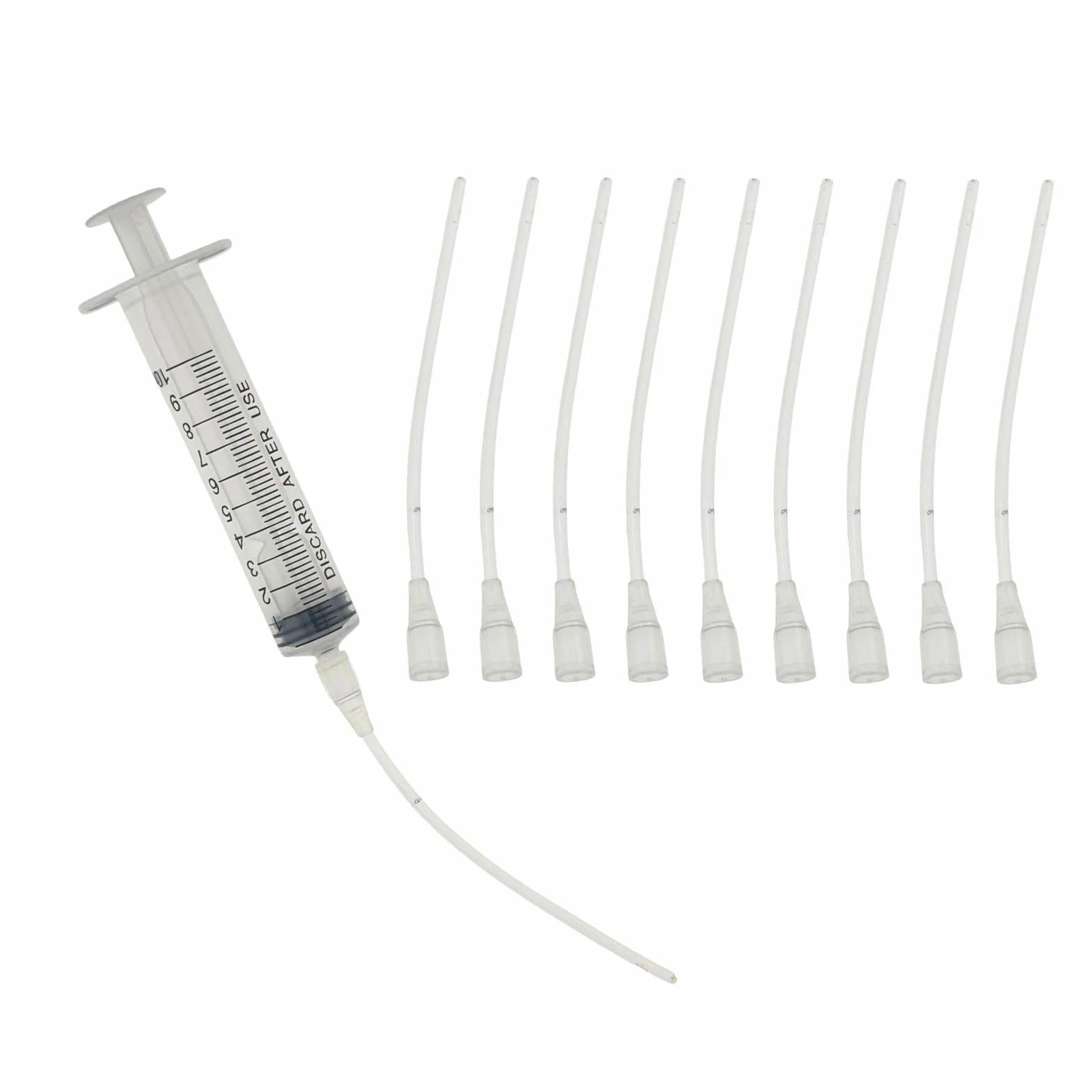 Seringues 10 ml pour pigeons oiseaux avec tuyau, accessoires alimentation élevage