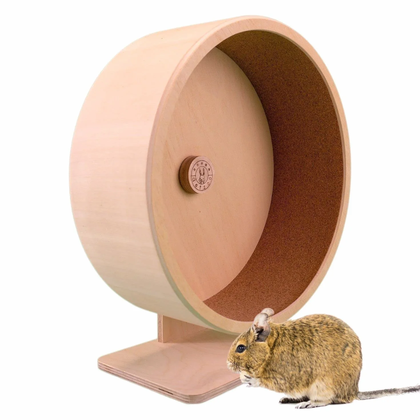 Getzoo Roue en liège Ø 32 cm Diamètre intérieur 31,4 cm Hauteur 35-49 cm
