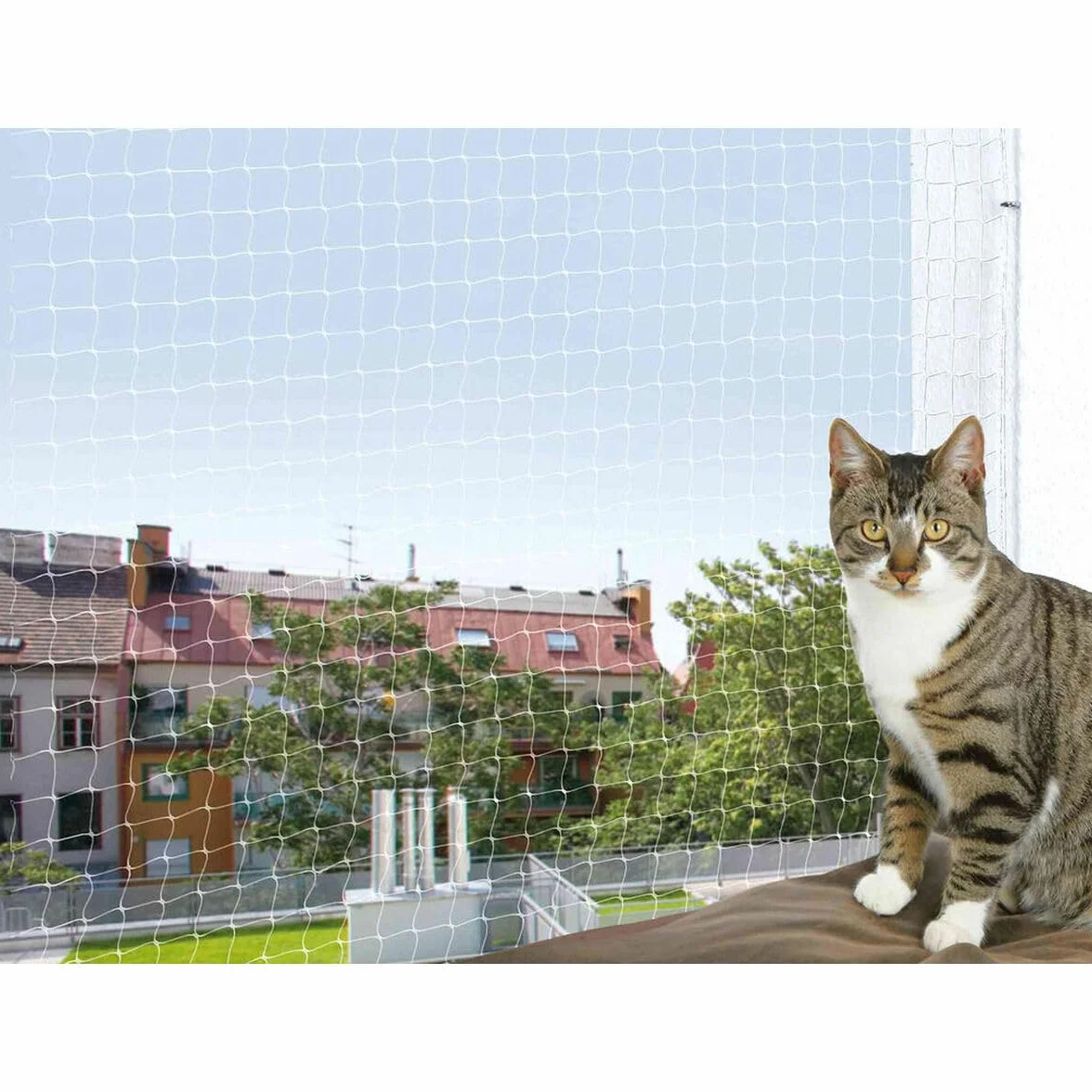 Trixie Filet de Protection Transparent pour Chat 4 × 3 m