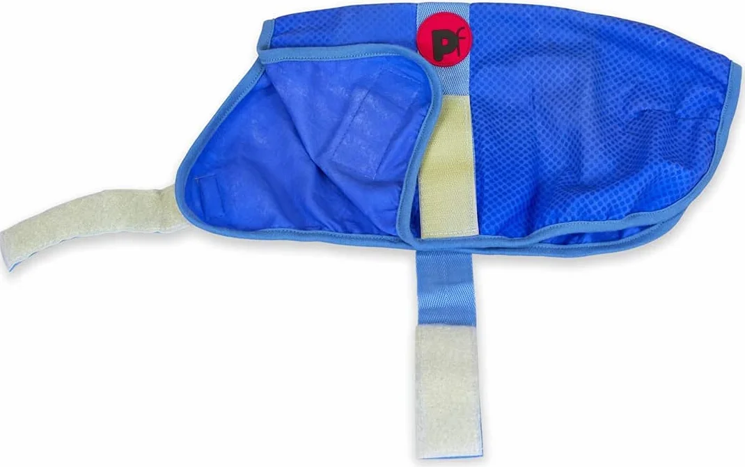 Petface Manteau d'été rafraîchissant pour Chien Bleu 50 cm