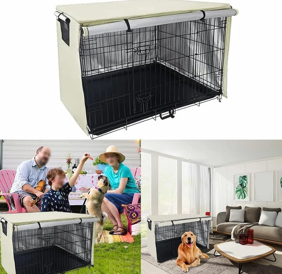 StarRing Housse cage fil fer animal domestique Oxford 210D coupe-vent protection solaire 94 x 61 x 63,5 cm