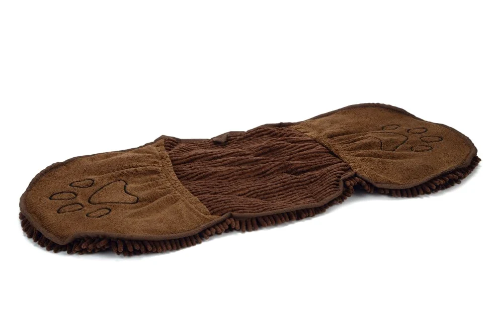 Beeztees DGS Dirty Dog Shammy Serviette de Toilette Marron Taille L 80 cm Largeur 35 cm