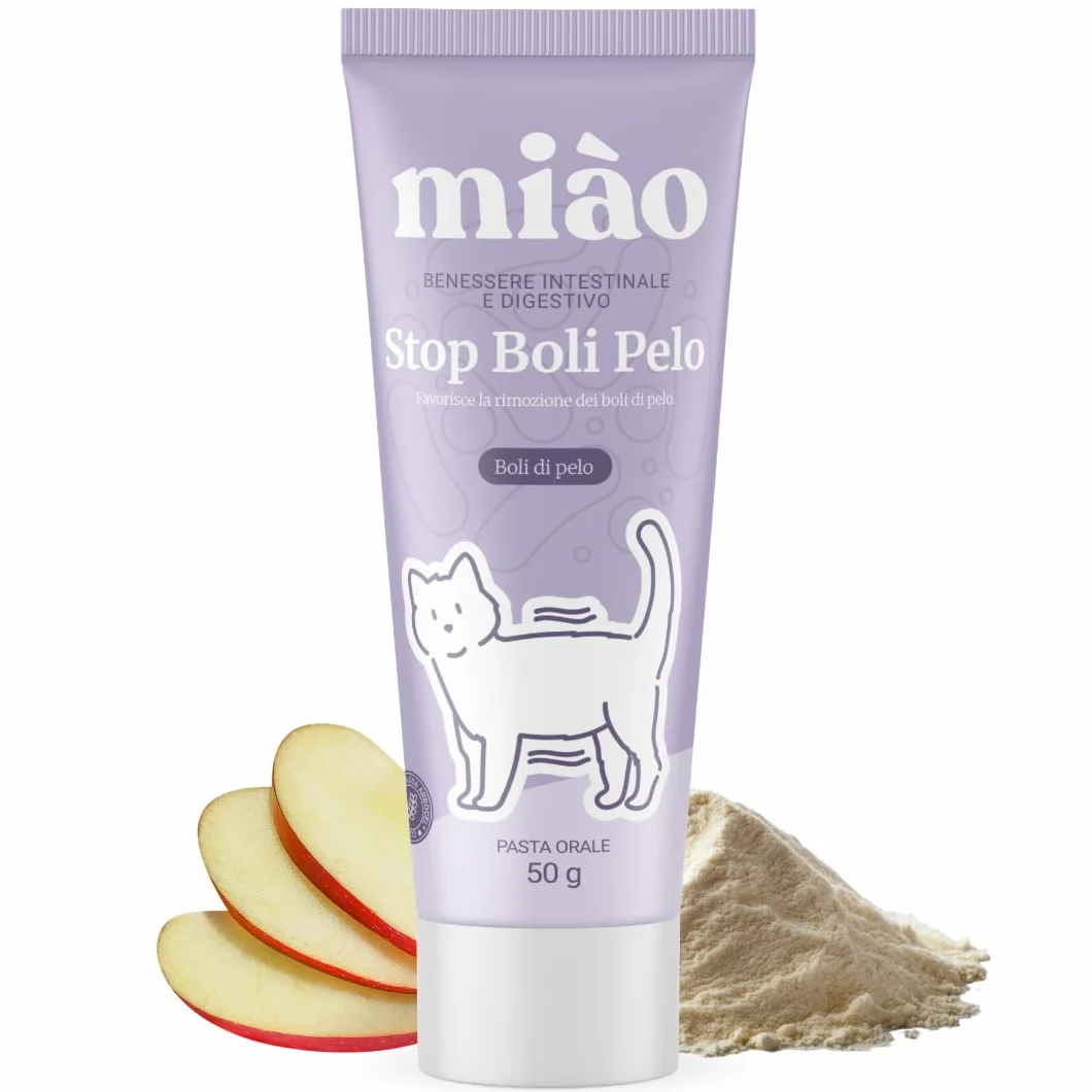 Pâte au Malt pour Chats Miào Stop Boules de Poils – Soutien Intestinal avec Fibres et Psyllium