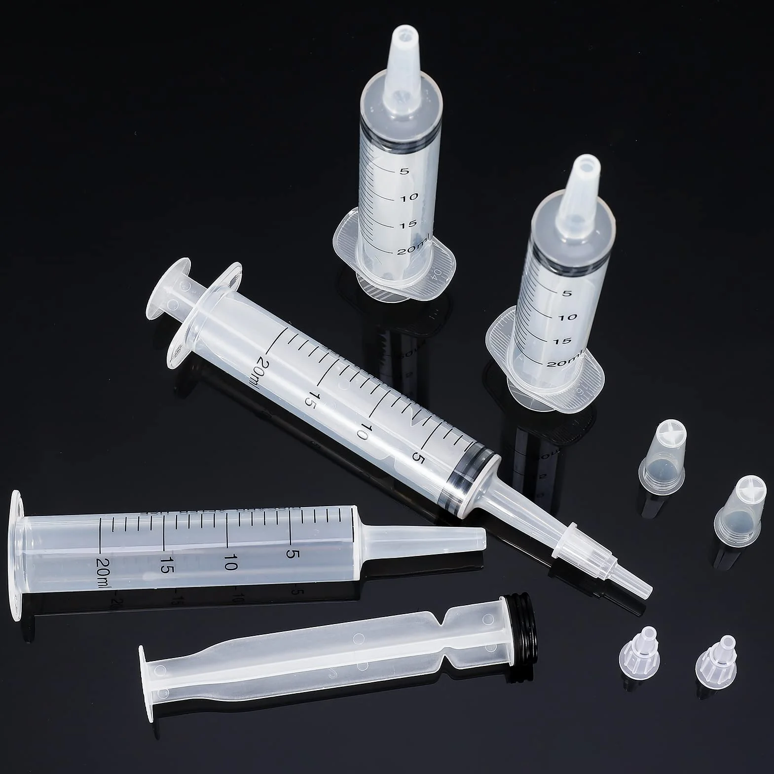 Seringue Alimentaire 20ml Plastique pour Oiseaux Alimentation Animale Mesure Liquide