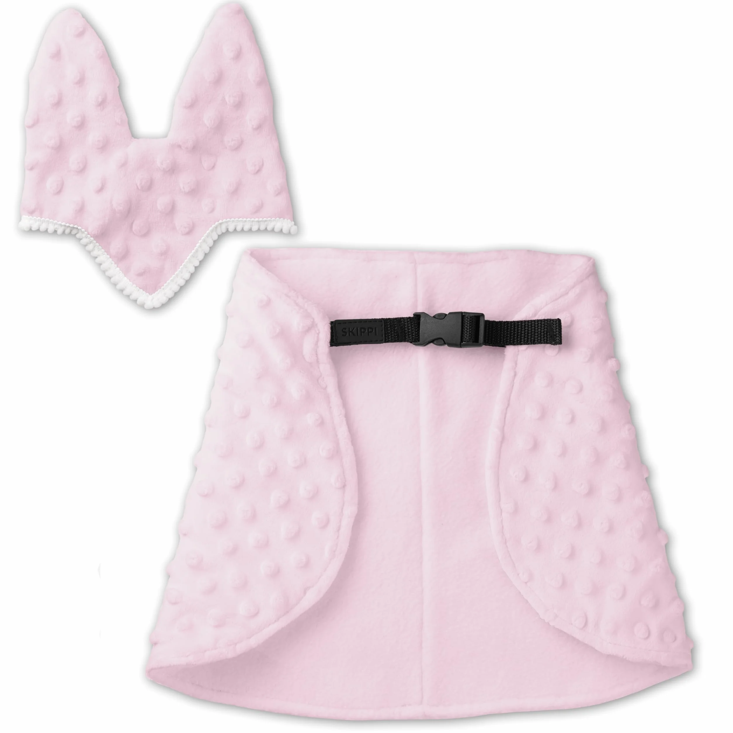SKIPPI Couverture et Bonnet Hobby Horse Rose Accessoire