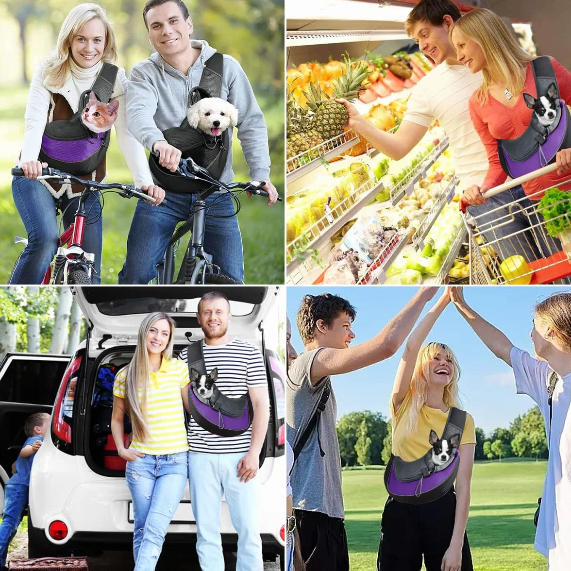 Sac à Dos de Transport Souples pour Animaux de Compagnie Chat Chien
