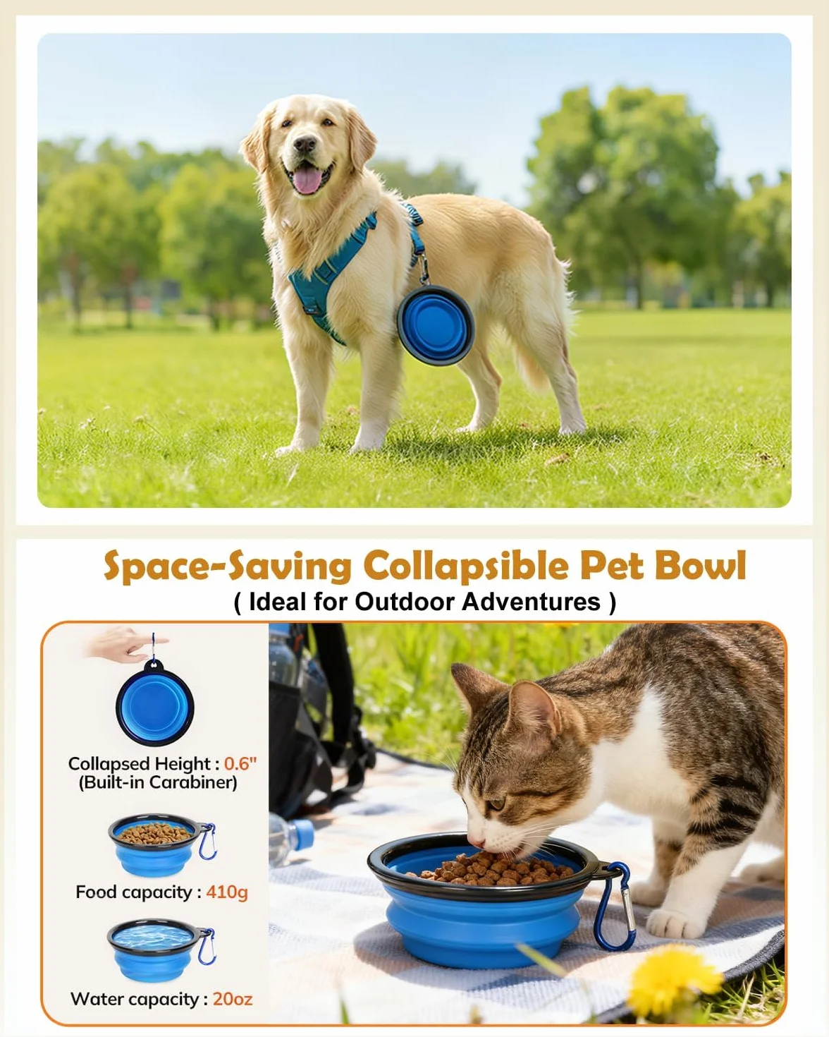 Morpilot Boîte de Transport pour Chat et Chien jusqu'à 7 kg Pliable avec Fermetures éclair de Sécurité