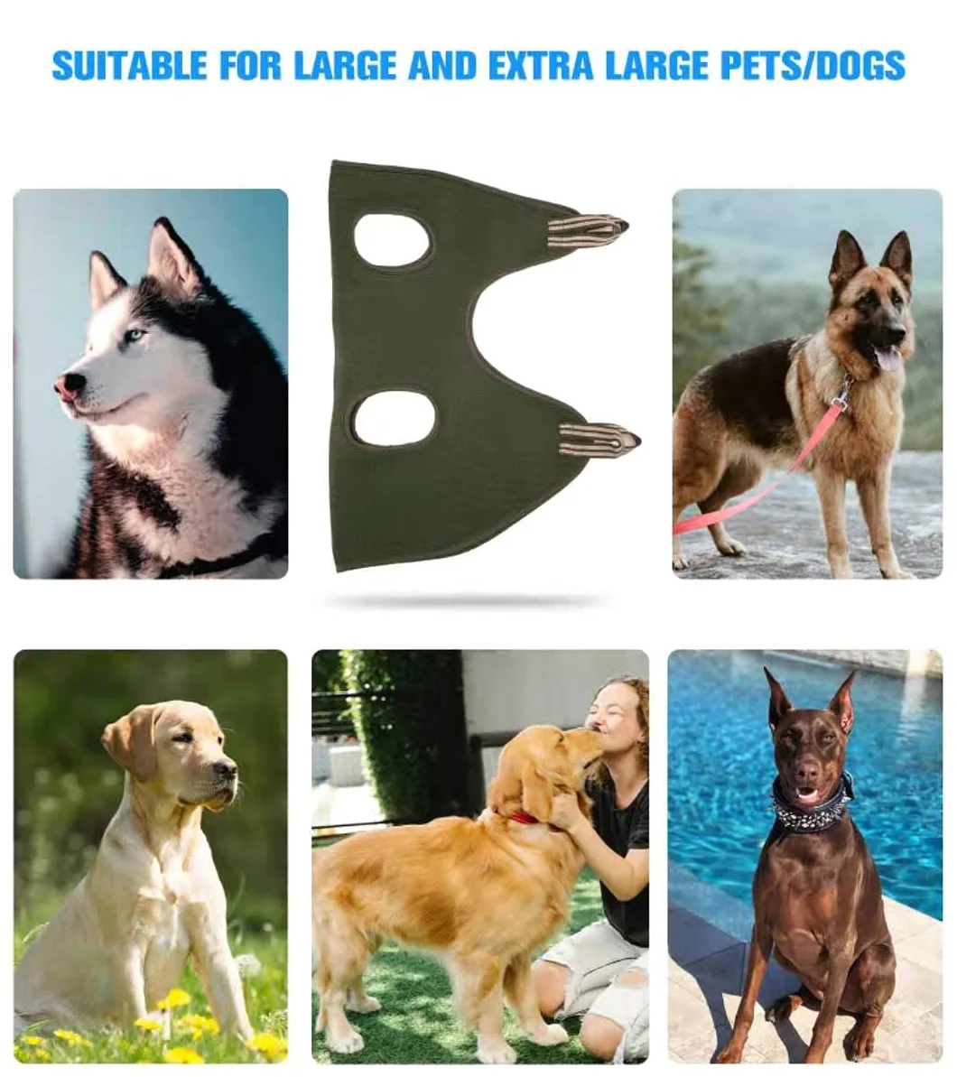Kkiimatt Harnais hamac de toilettage 10 en 1 pour Animal Domestique avec Coupe-Ongles/Coupe-Ongles, Lime à Ongles, Peigne, Sac de retenue Respirant pour Chien, Aide de toilettage pour Chien pour