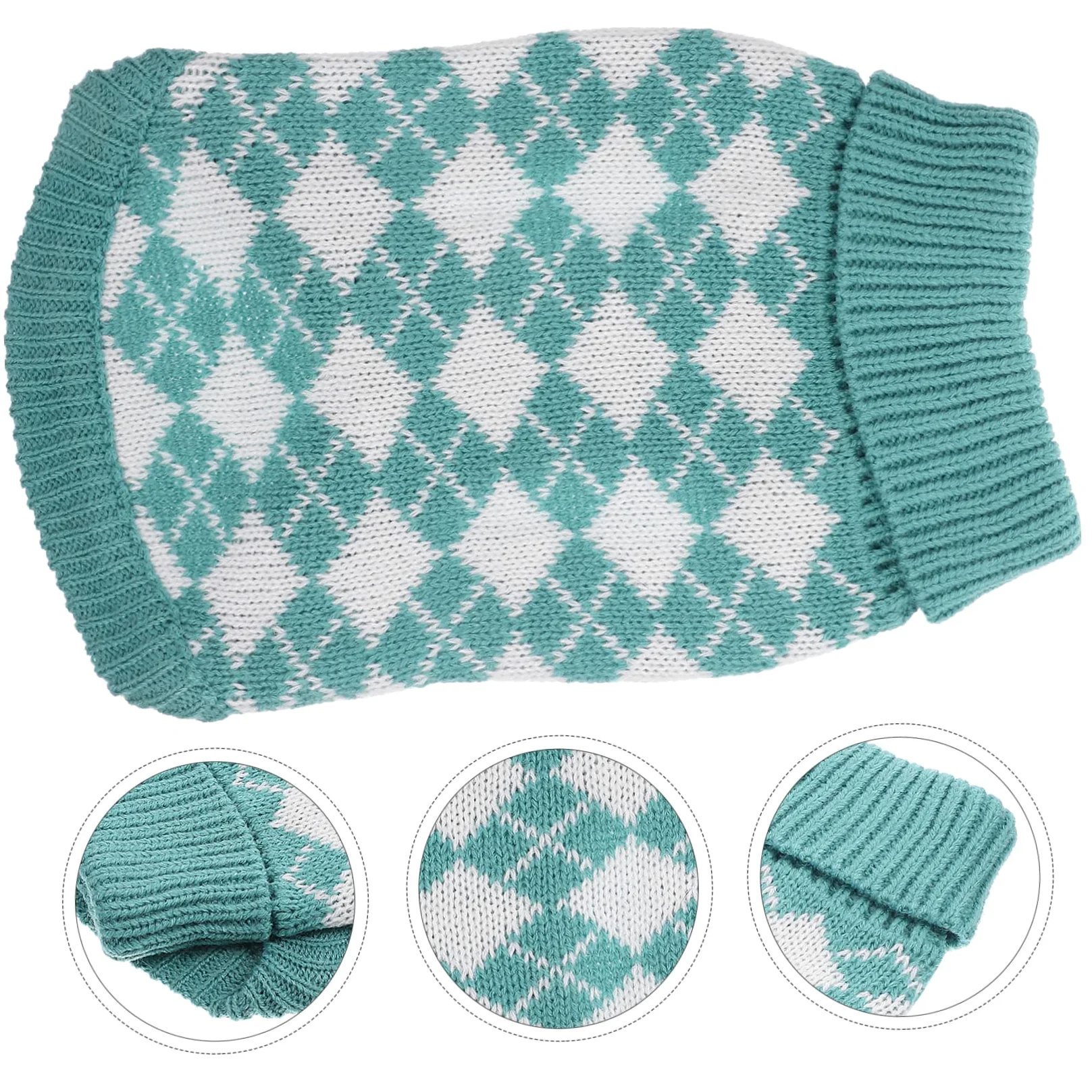 Kisangel 5pièces Pull pour Chien Vêtement Hiver pour Chiens De Pull Chaud à Motifs pour Et Activités Extérieures