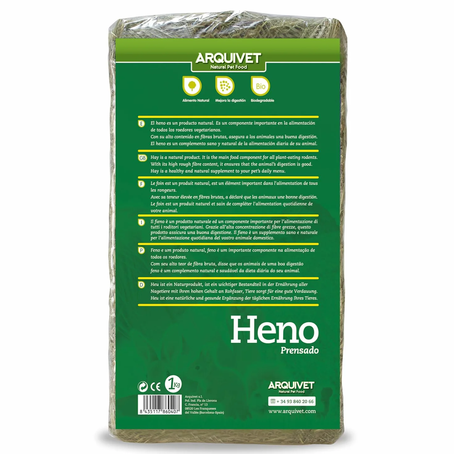 Arquivet 8435117860407 – Foin 1 kg