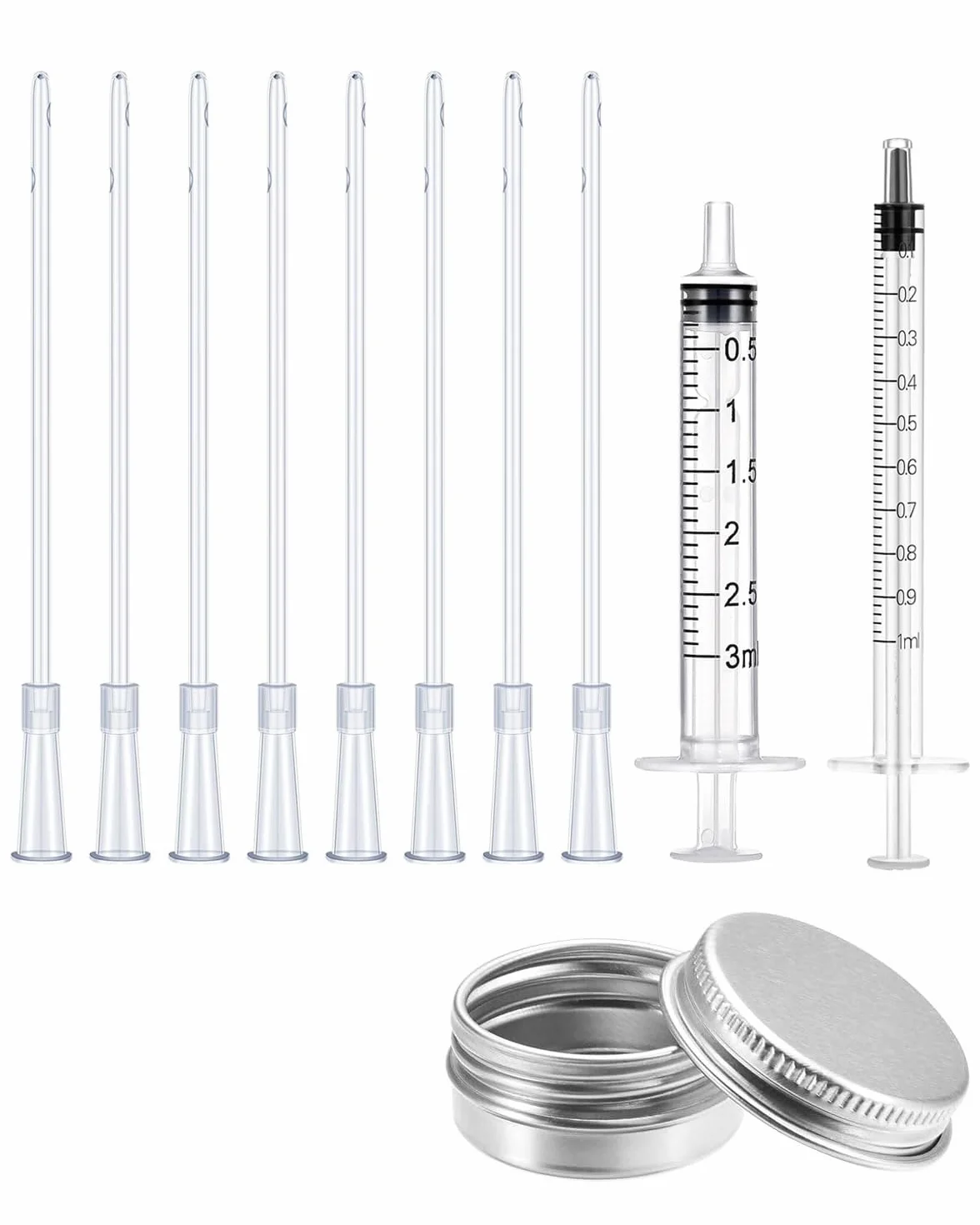 Set sondes alimentation oisillons 11 pièces seringues 3ml 5ml 10ml boîte repas