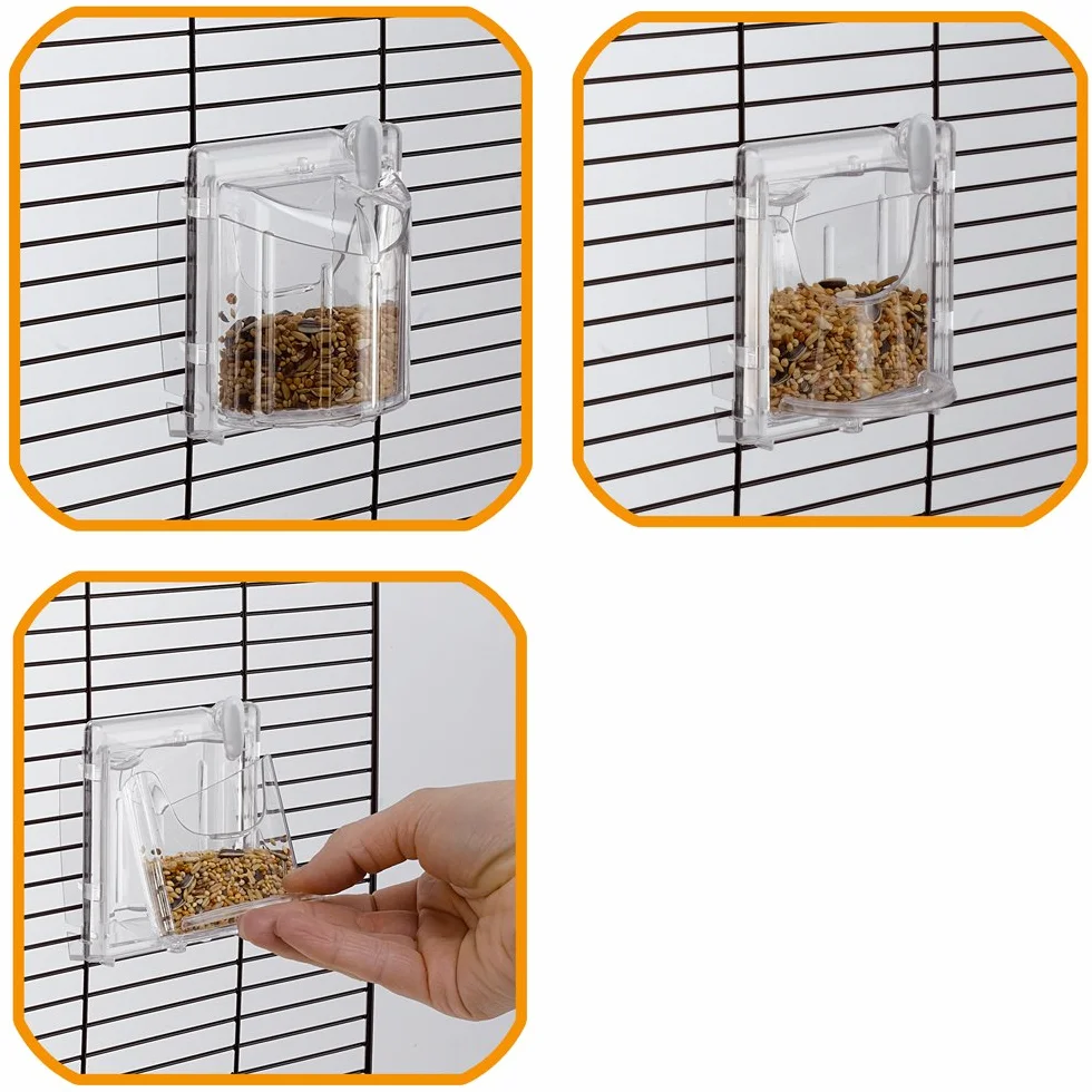 Ferplast BRAVA 2 plastique mangeoire rotative accessoires pour cages à oiseaux