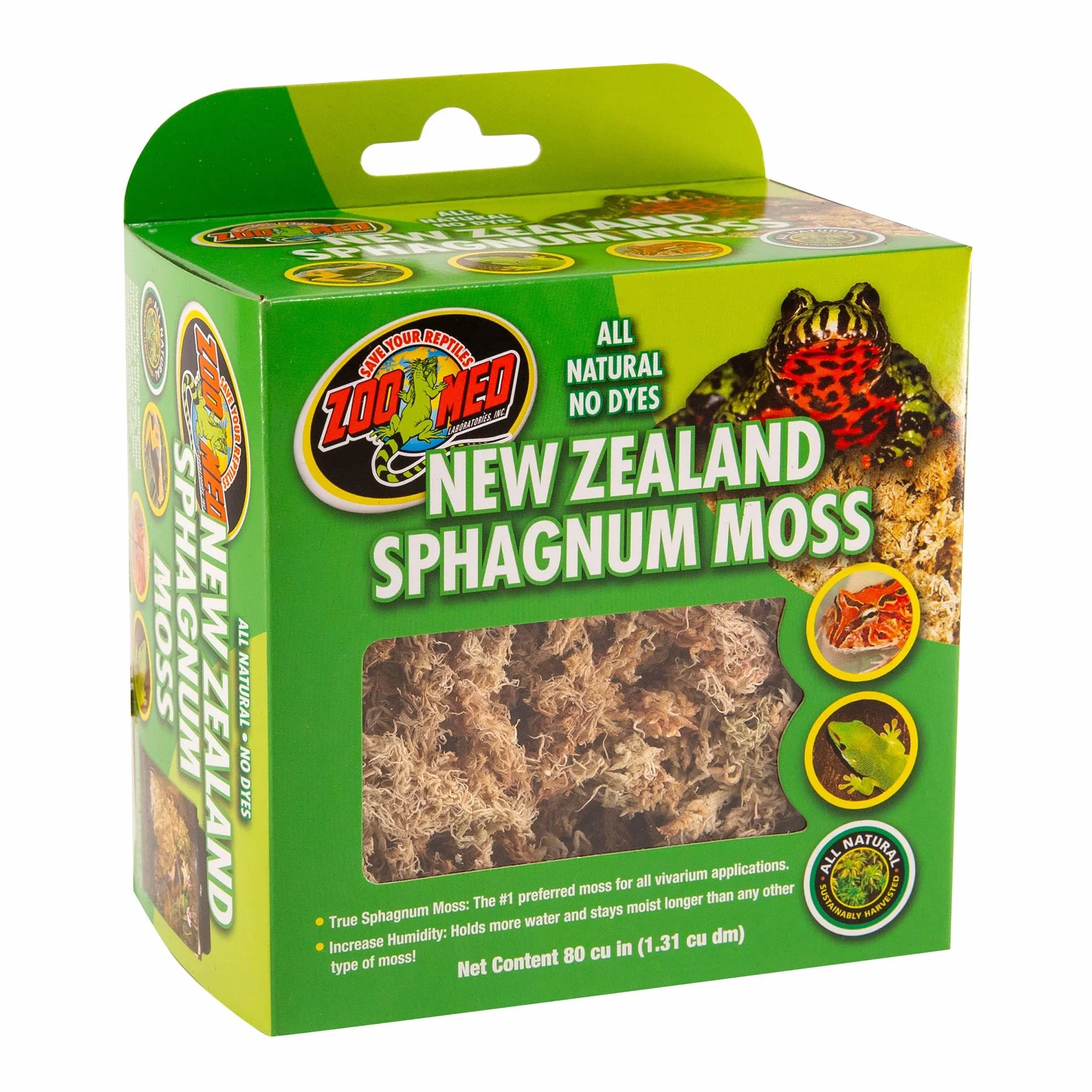 Zoo Med Mousse Sphaigne Reptile Amphibien 1,31 L