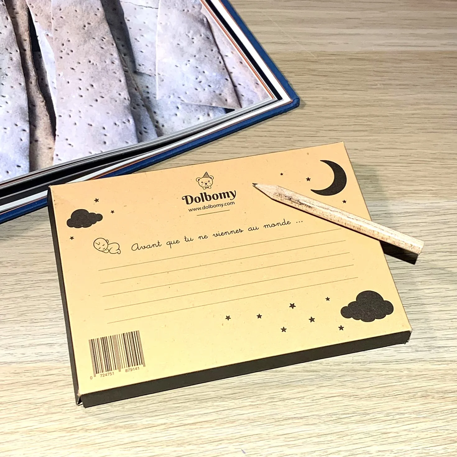 Coffret Carte Etape Bebe Francais Dolbomy - Lot de 25 Cartes Etapes Naissance 1 an - Cadeau Personnalisable Fille Garcon