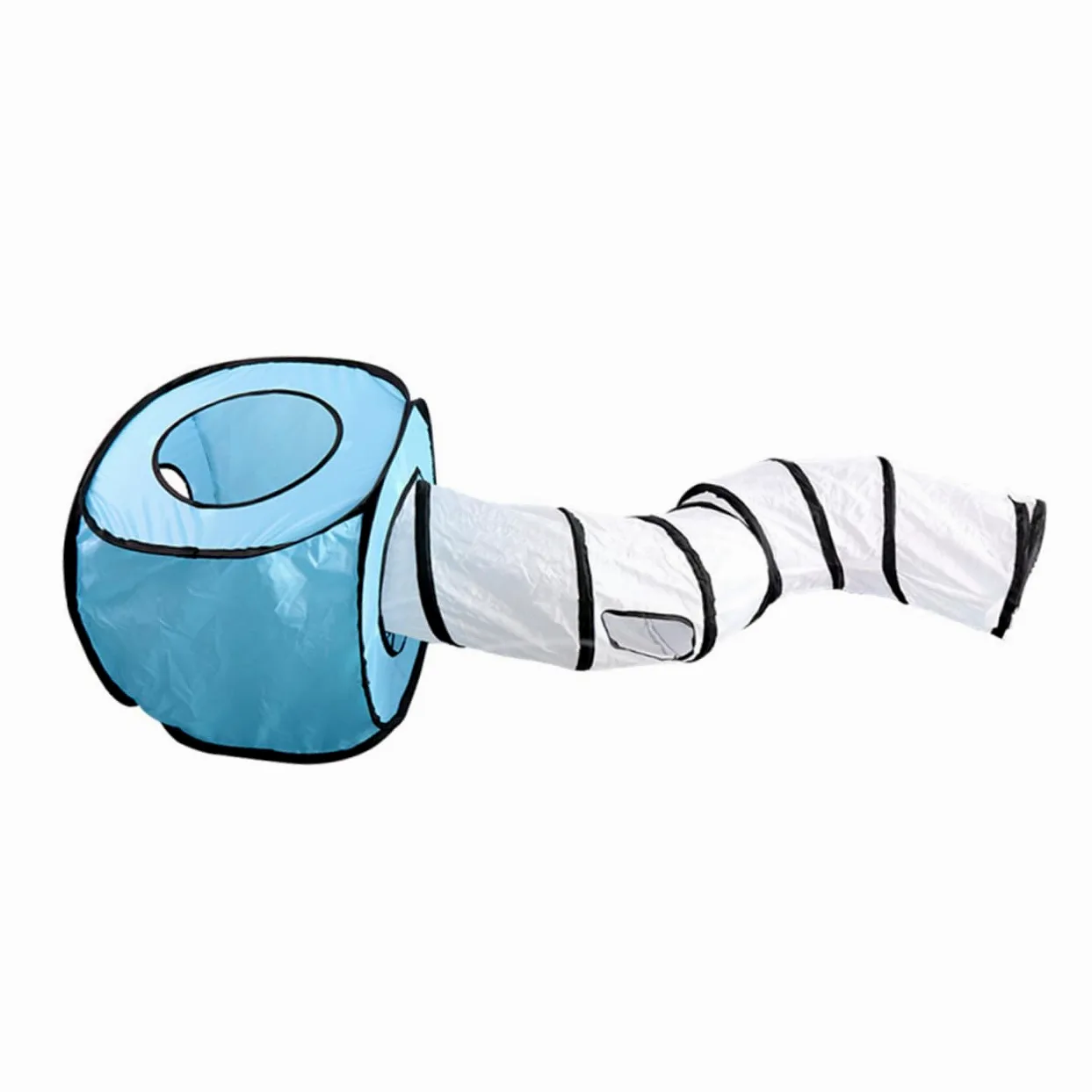 SUPVOX Tunnel pour Chat Jouets pour Chaton Tunnel de Jeu en Forme de S Jouets pour Animaux de Compagnie