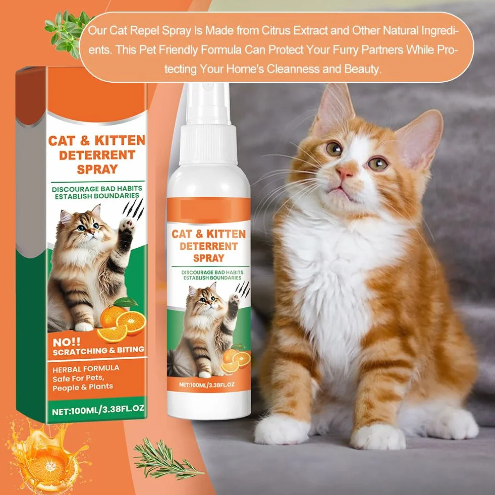 Spray Anti Griffure Chat Protecteur Meubles Rayures 100 ML