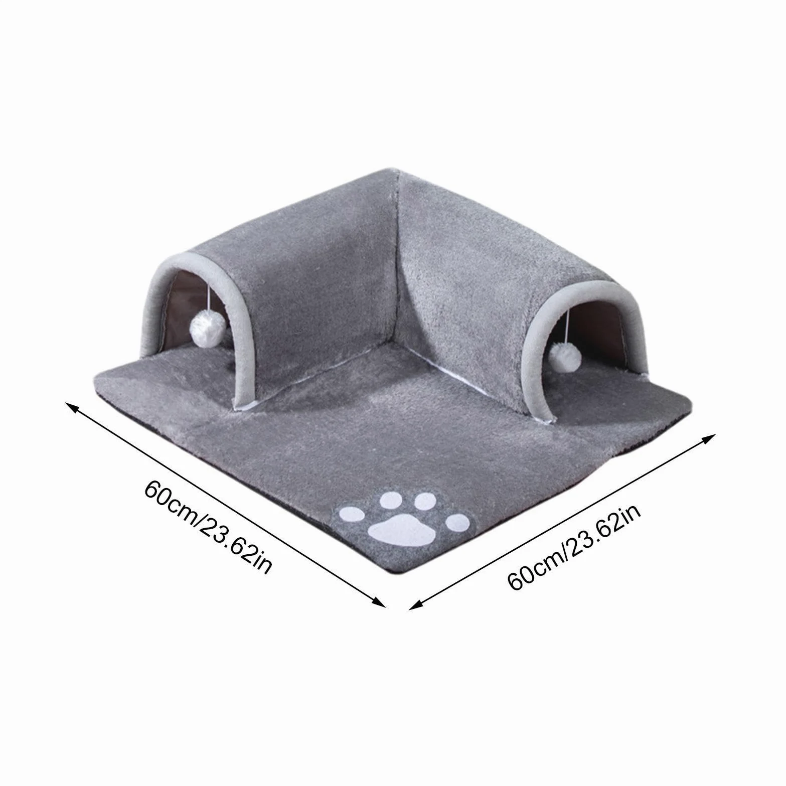 Tunnel pour chat - Jouet pour animal domestique - Nichoir portable | amovible pour petits animaux de compagnie, lapins, cochons d'Inde