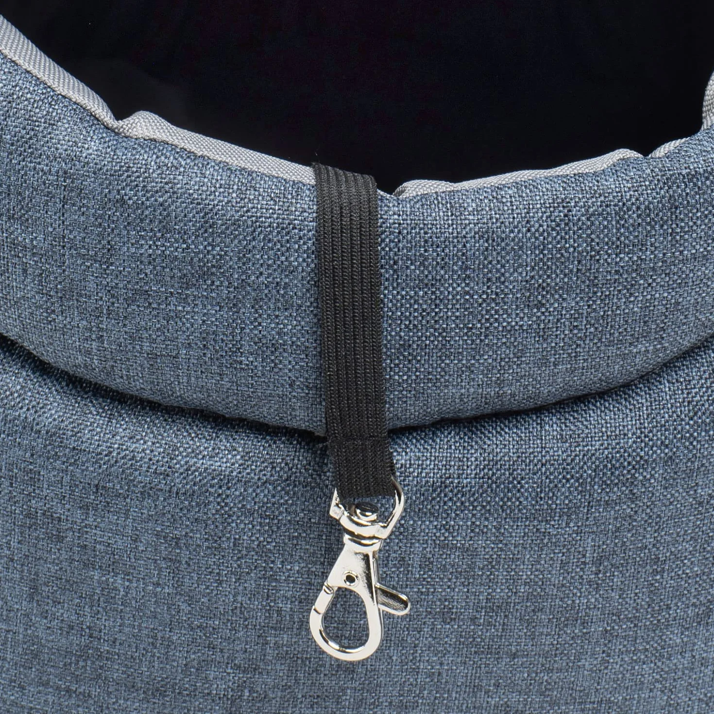Sac de transport pour chiens et chats polyester jusqu'à 15 kg taille L imitation denim