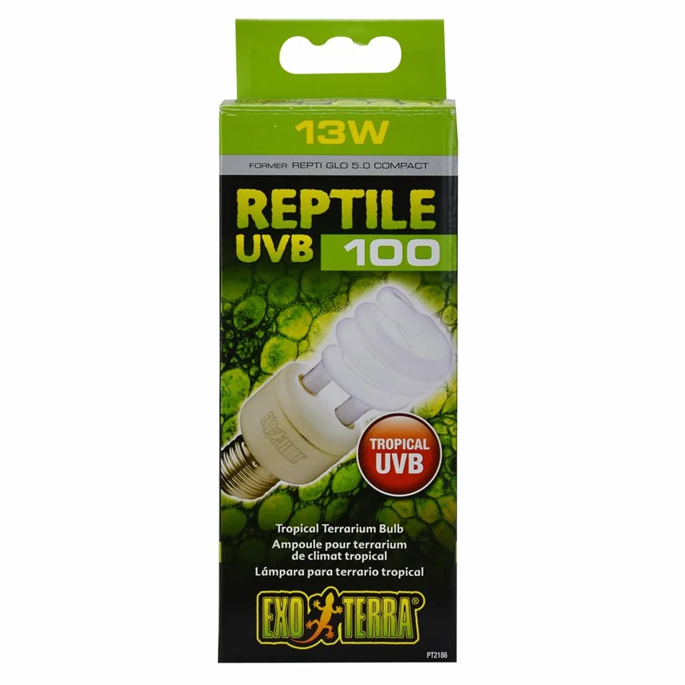 Exoterra Reptiglo Fluocompact 5.0 13 W ampoule pour reptiles et amphibiens