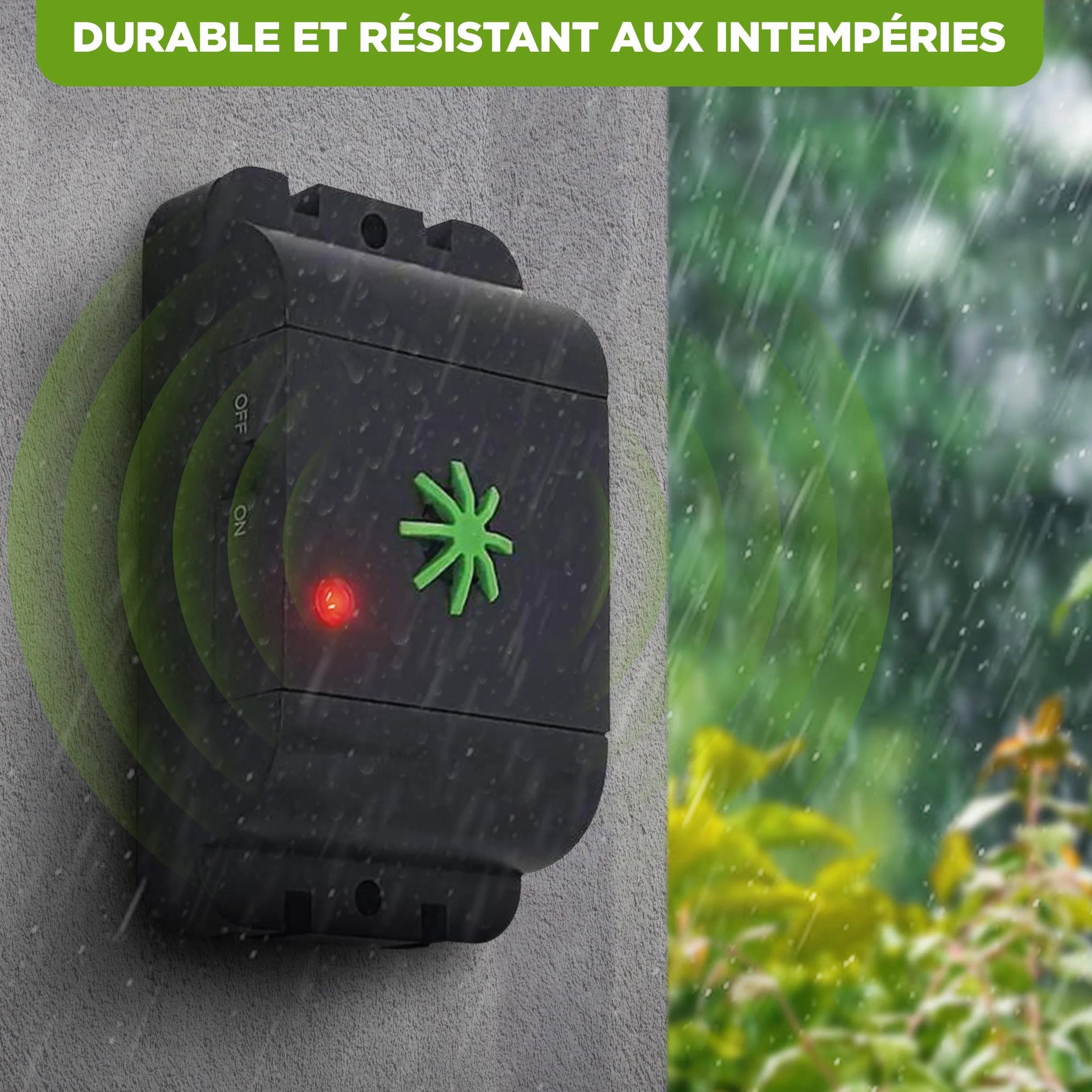ISOTRONIC® Répulsif Ultrason pour Chiens et Chats, 3 pièces, sans Danger