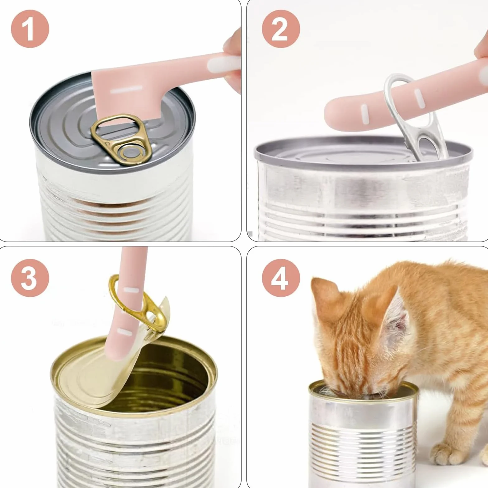 Couvercle Boîte Chat Silicone pour Aliments Humides Conservation Nourriture Chien