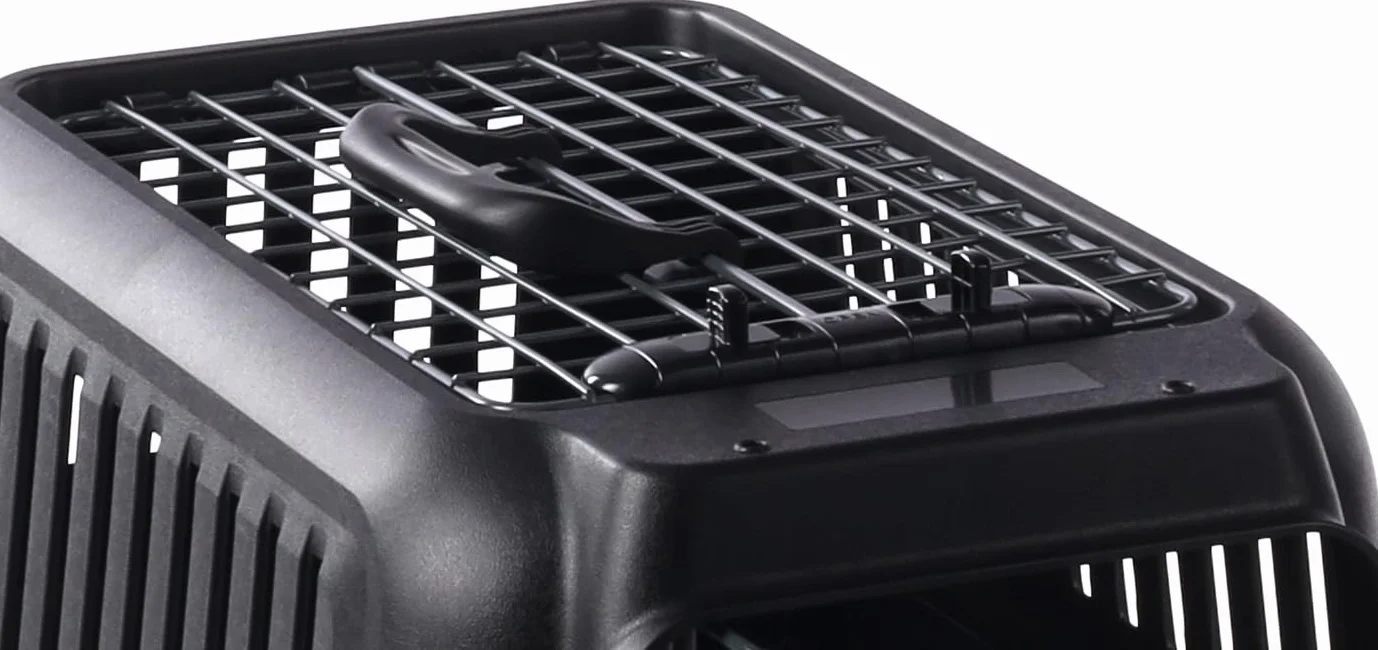 Flamingo Cage de Transport Naomi Noire 50x34,5x33,5 cm Double Ouverture pour Chiens et Chats