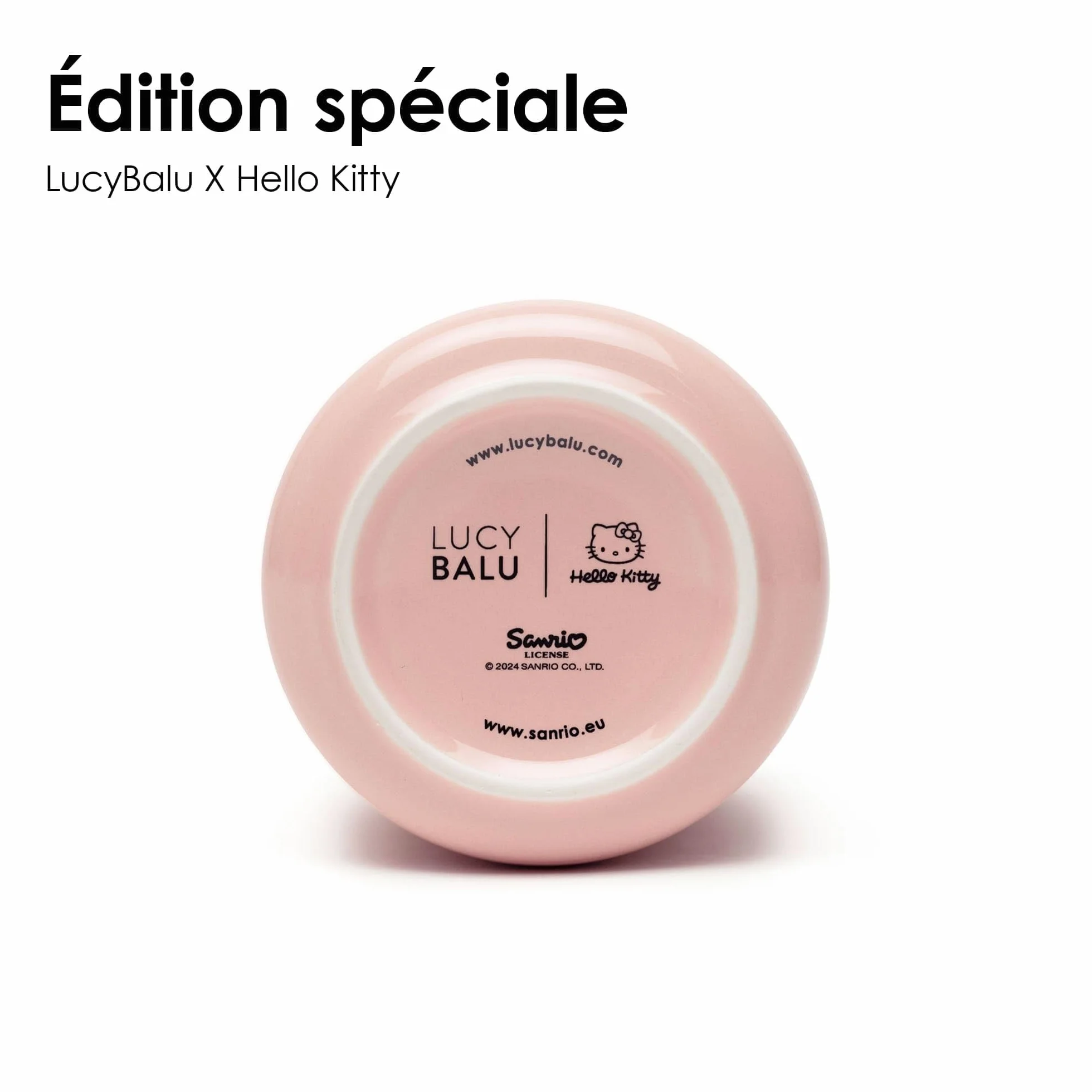 LucyBalu® Hello Kitty Snack Bar Boîte hermétique à croquettes I Rose