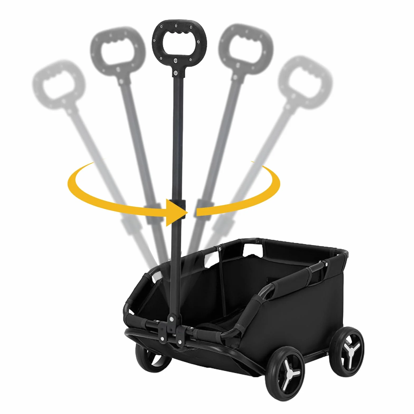 Poussette pour chiens de petite taille cage de transport à roulettes pliable 4 roues pour chats chiots animaux voyages