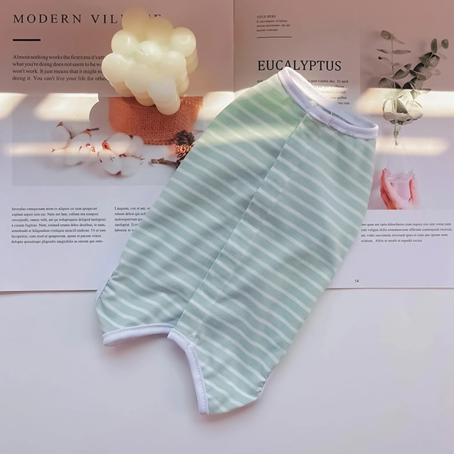 Combinaison de Récupération pour Chat Après Chirurgie, Vêtement Postopératoire, Alternative au Collier Élisabéthain, Bodysuit Anti-Léchage (Vert, S)