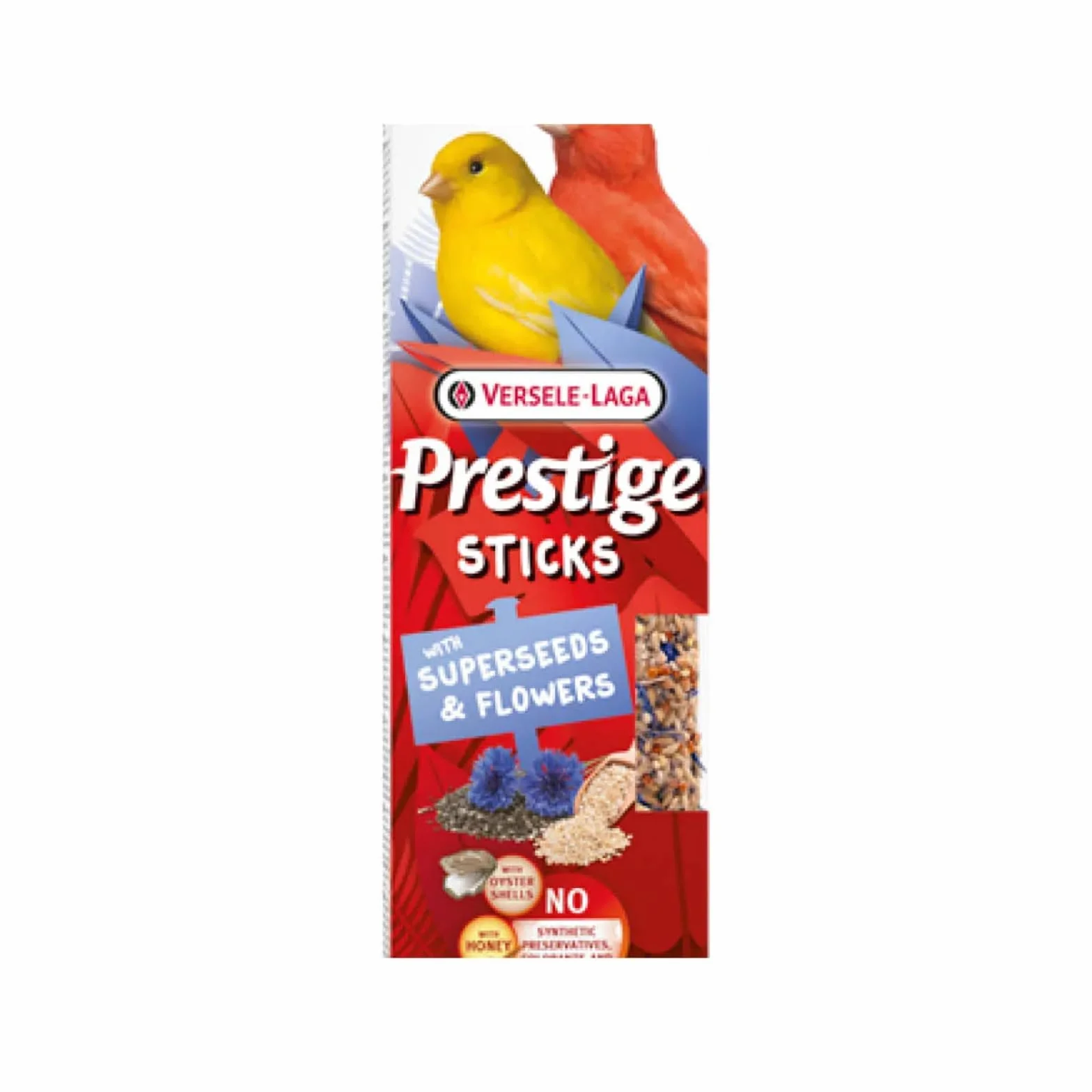 Versele-Laga Prestige Sticks Supersemences et Fleurs pour canaris 4 x 60 g