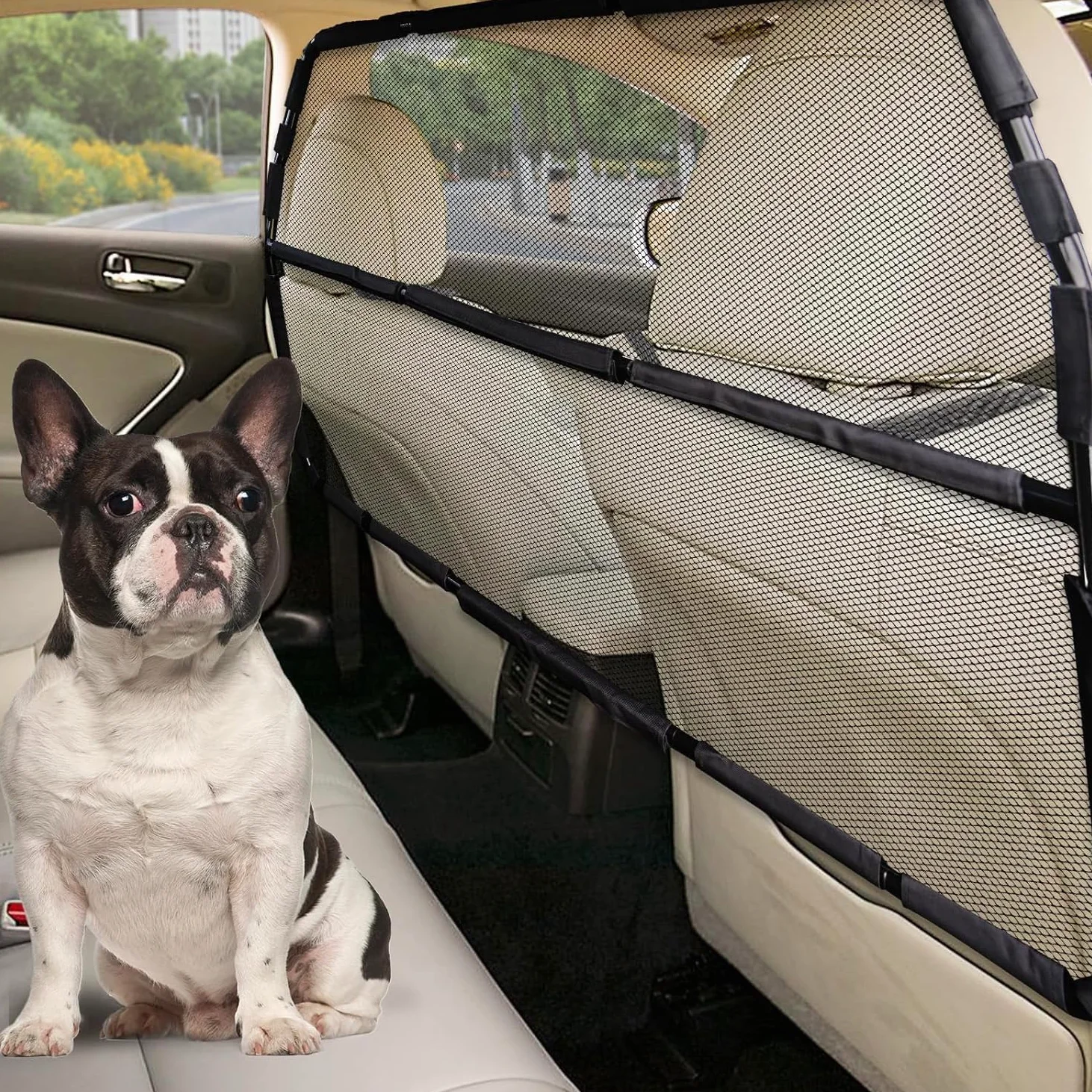 Snagle Paw Grille pour chien de voiture, 127 cm de large