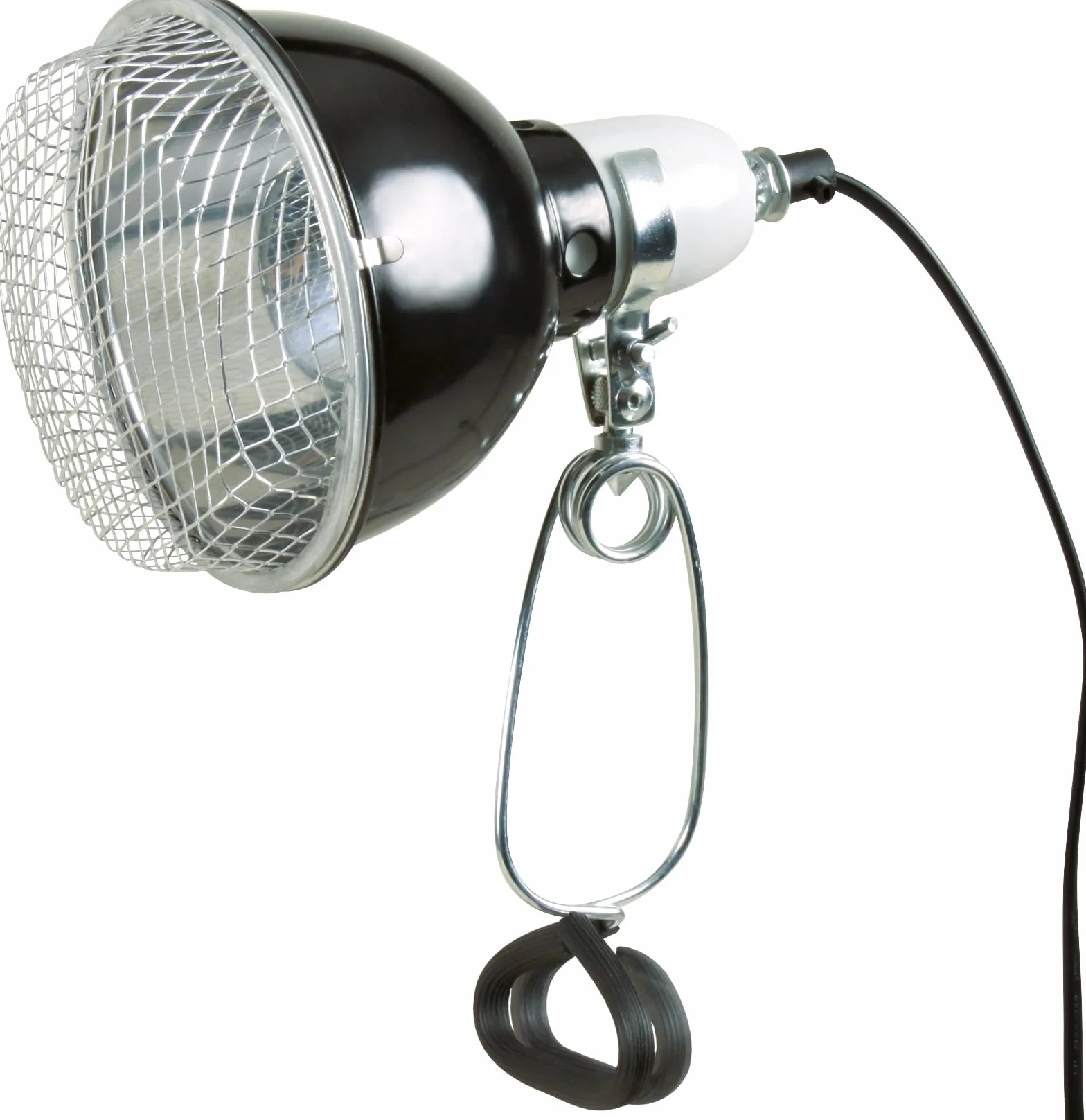 TRIXIE Lampe à pince UV-B 75W E27 pour terrariums avec grille de protection