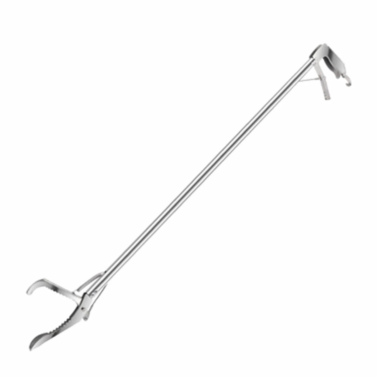 Pince à serpent 1,5 m acier inoxydable mâchoire dentelée pliable pour reptiles DERCLIVE