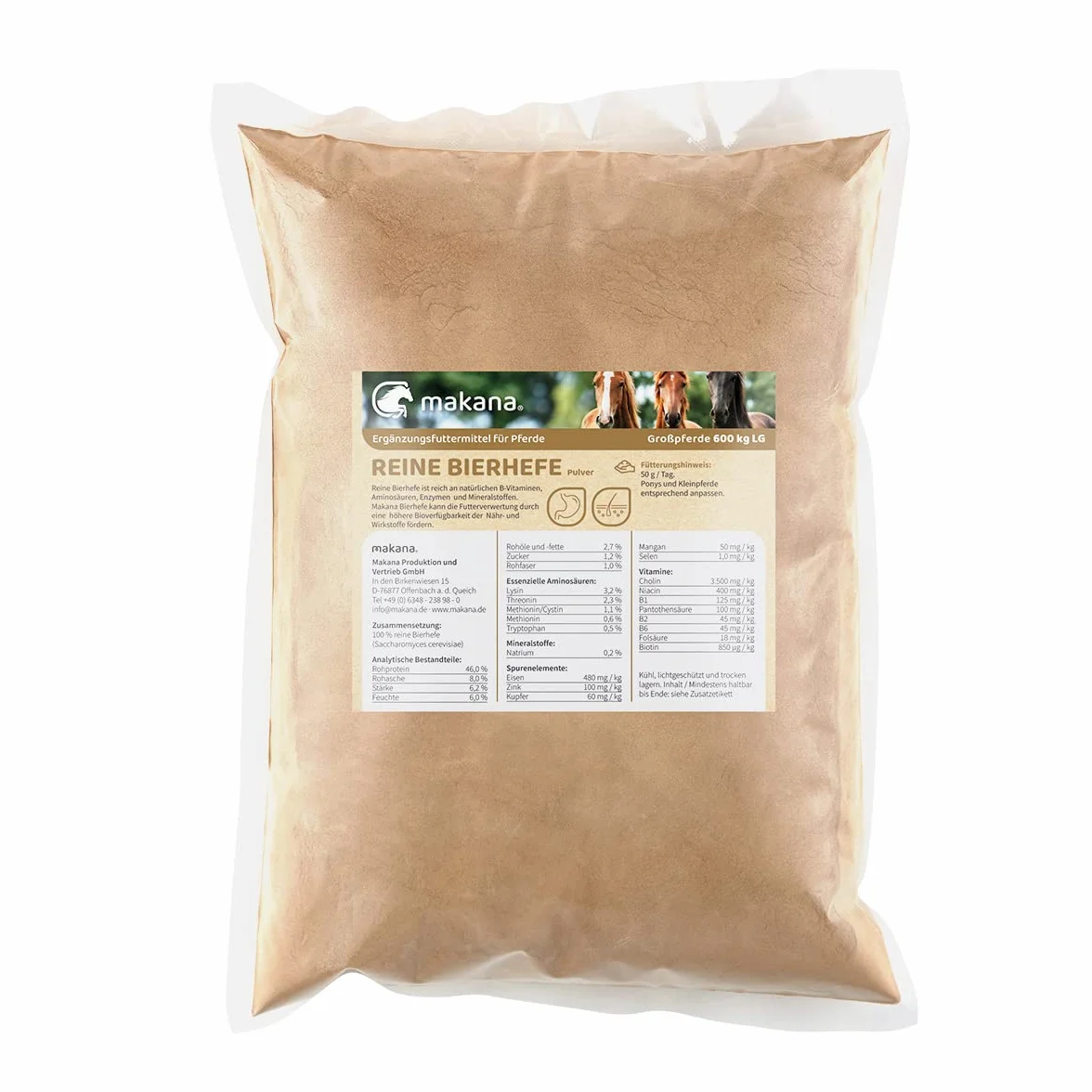 Makana Reine Sachet de levure de bière Pure 1,5 kg
