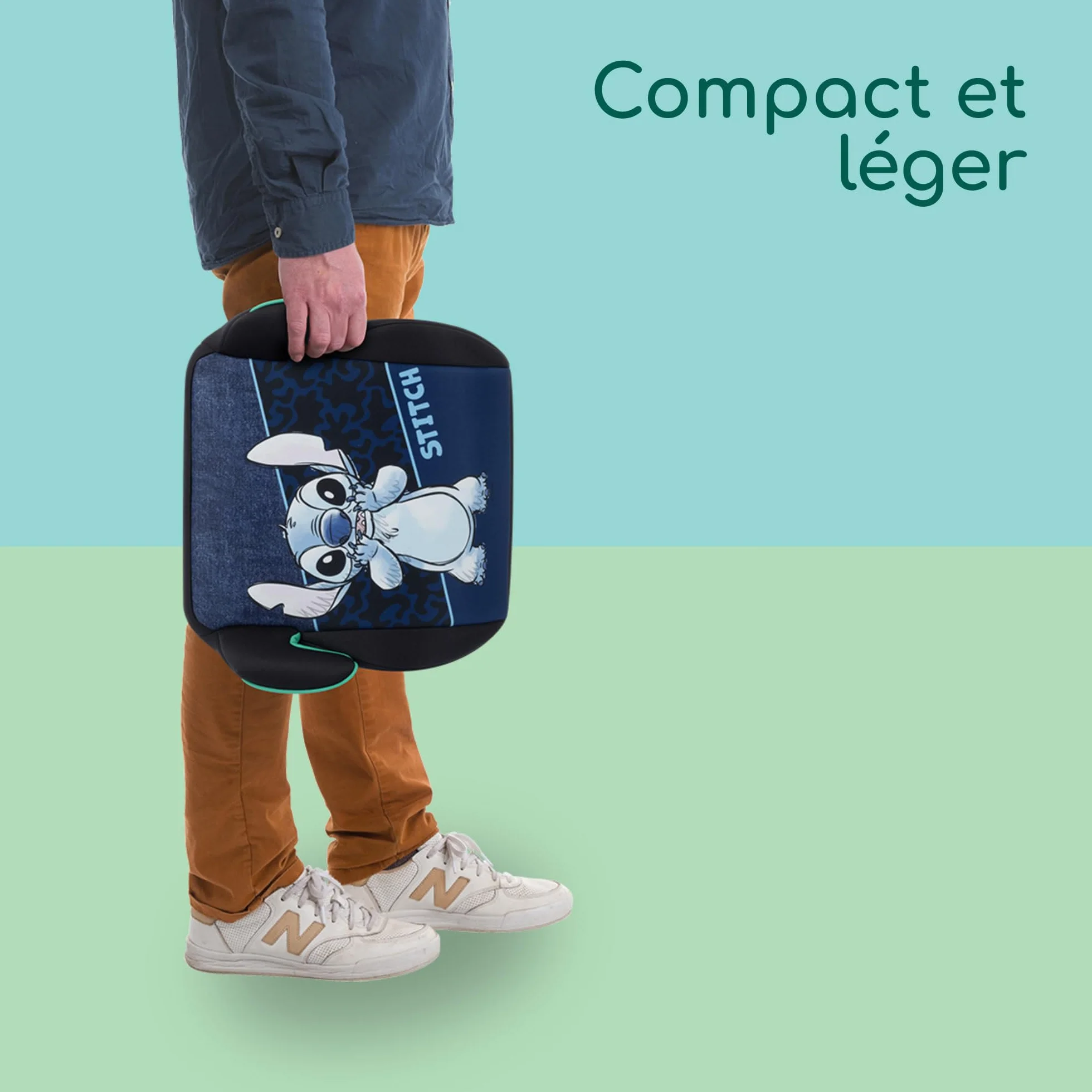 Bebeconfort Disney Manga i-Safe Rehausseur Voiture Enfant Siège Auto Stitch 6-12 ans 128-150 cm 22-36 kg Léger