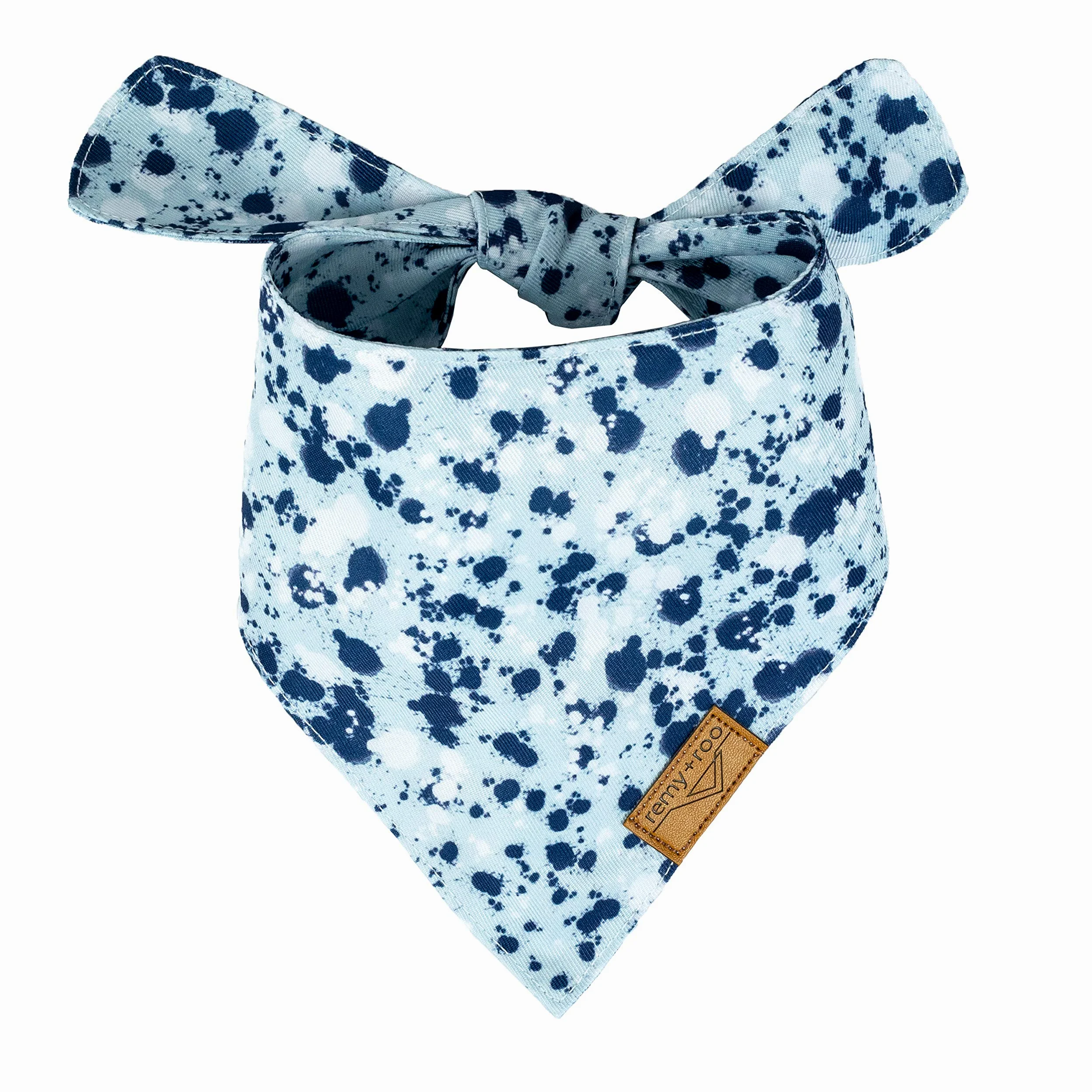 Remy+Roo Lot de 4 bandanas pour chien en tissu durable de qualité supérieure, forme unique, ajustement réglable, plusieurs tailles disponibles (XL)