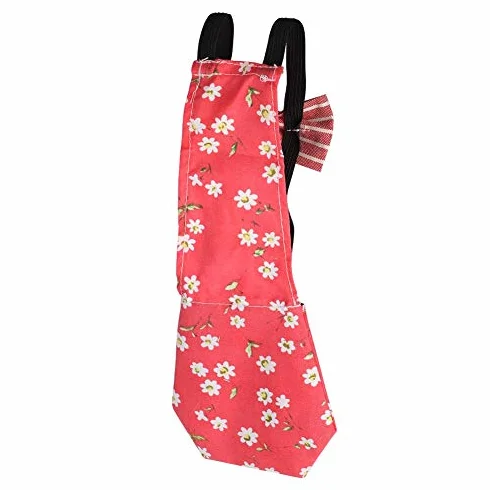 Couche Réglable pour Volaille Vêtement Protection Poule Oie Canard Pigeon Taille M Rouge