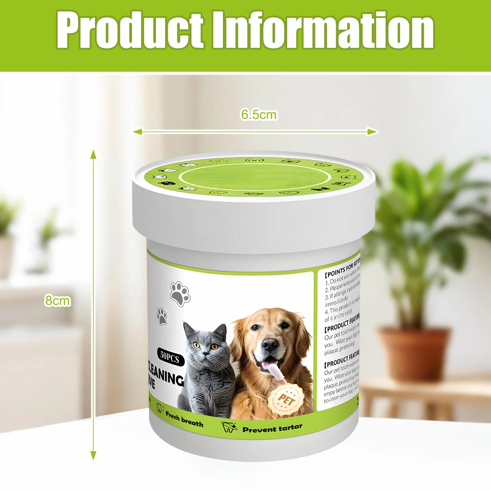 Lot de 100 protège-doigts jetables pour chiens et chats - Soins dentaires