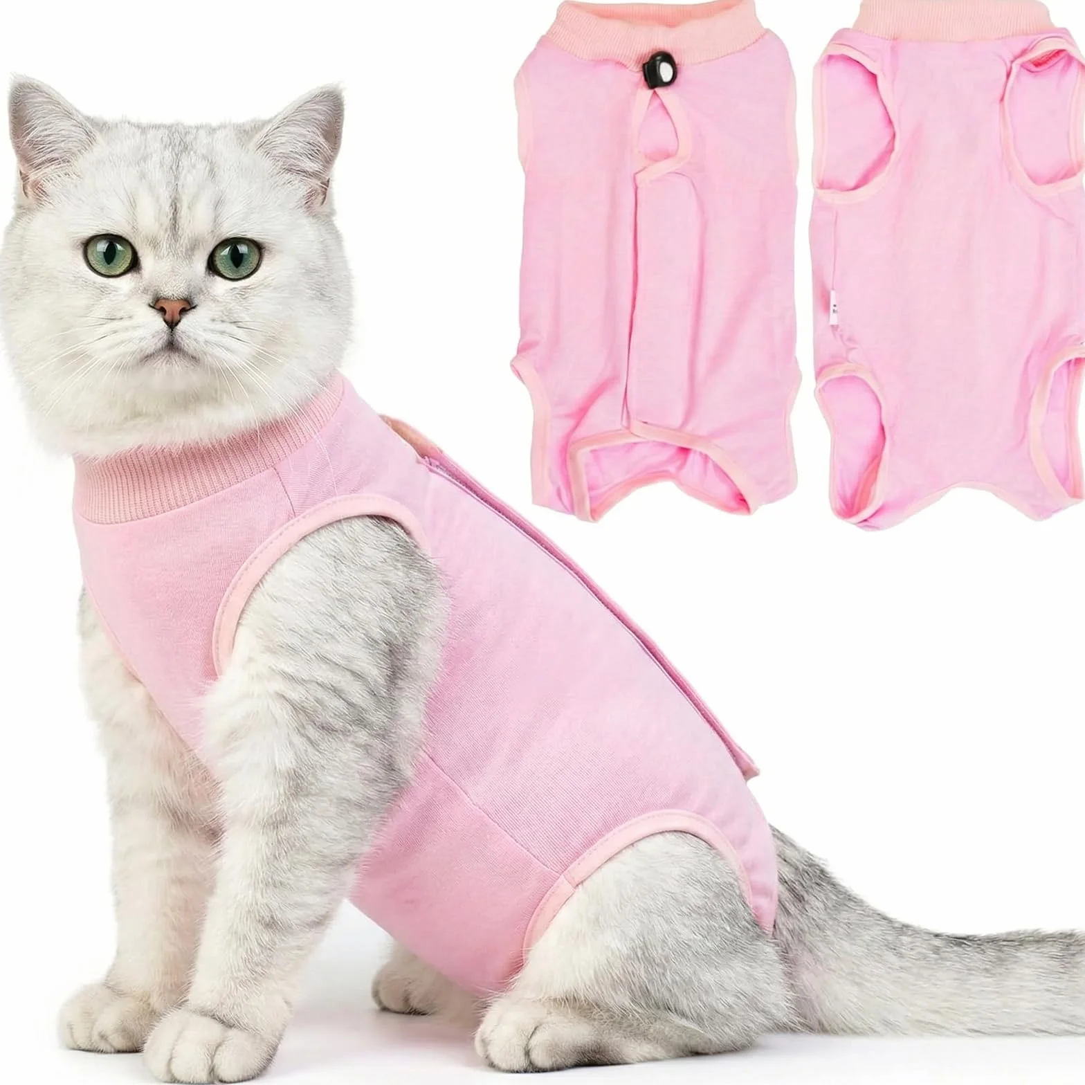 Combinaison de Récupération Post Opératoire Stérilisation pour Chien Rose S (1-2kg)