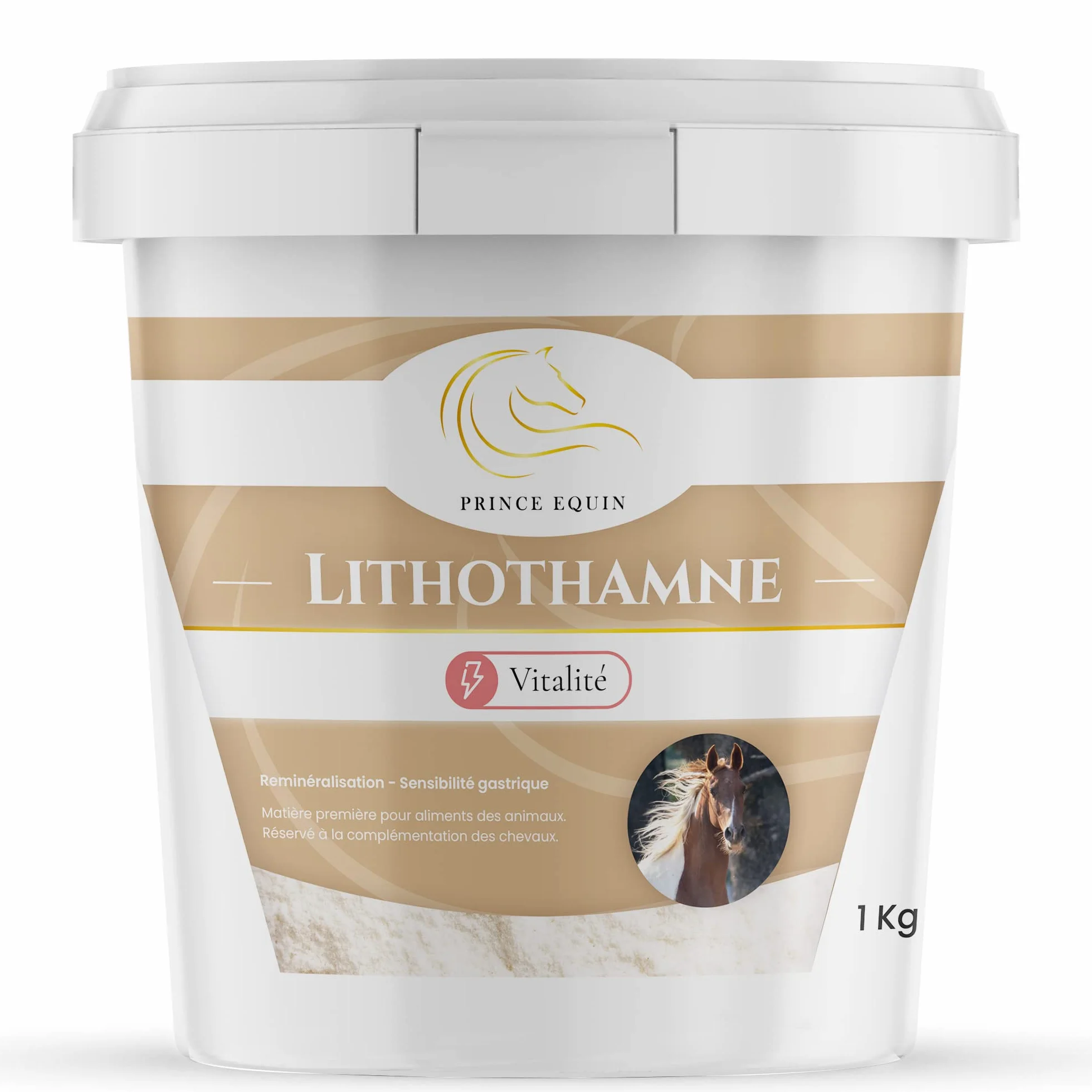 LITHOTHAMNE Complément nutritionnel Cheval Seau 1 kg Calcium Naturel Aide réguler acidité gastrique Reminéralisation