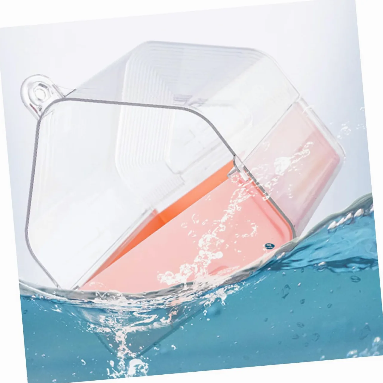 Sosoport Bain de Cage à Oiseaux avec Tiroir, Design Suspendu, 2 Pièces | Plastique, Rose et Jaune, pour Perruches et Calopsittes, Usage en Cage, Format Compact