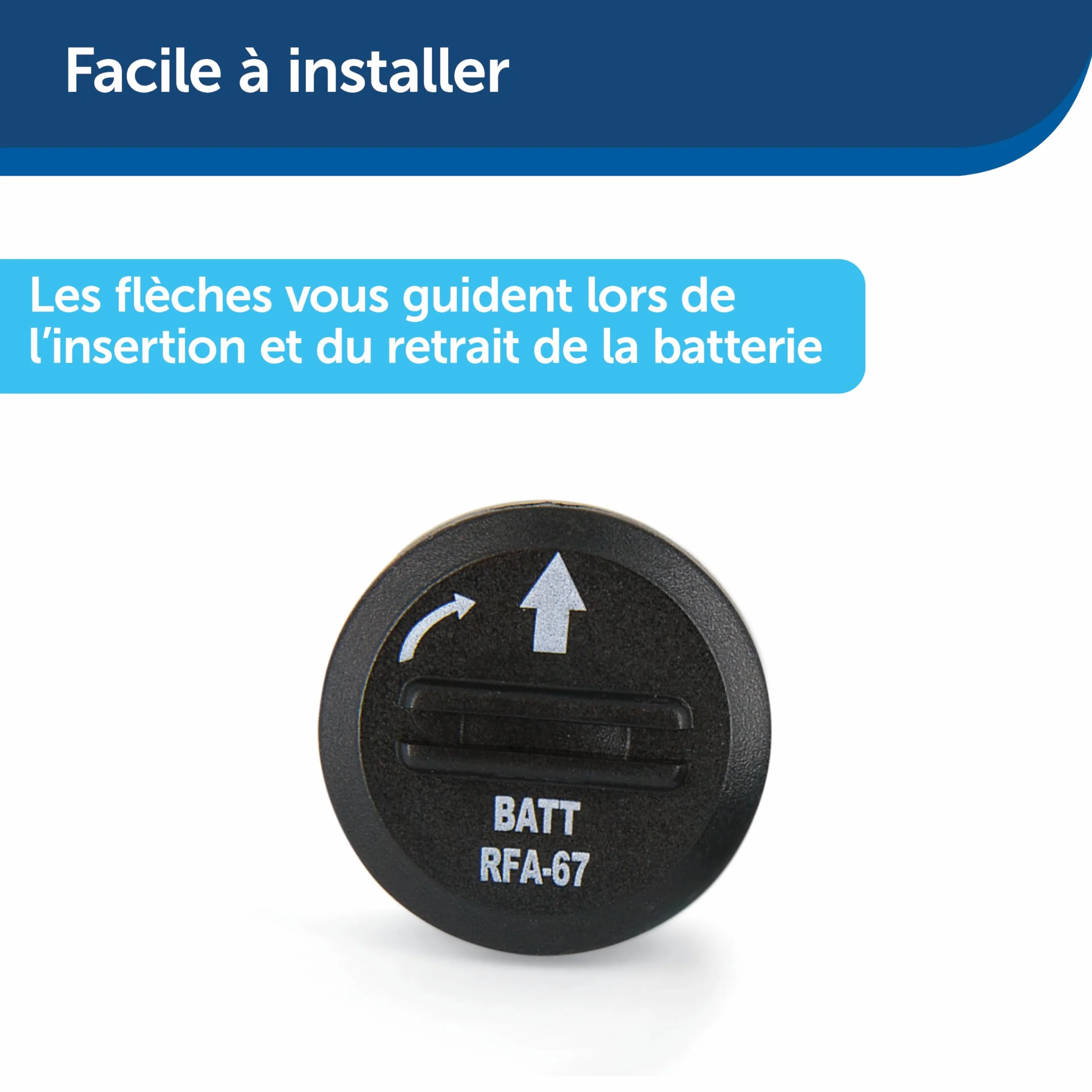 PetSafe Batterie de Remplacement RFA-67 6V par 2 Piles Lithium Étanches
